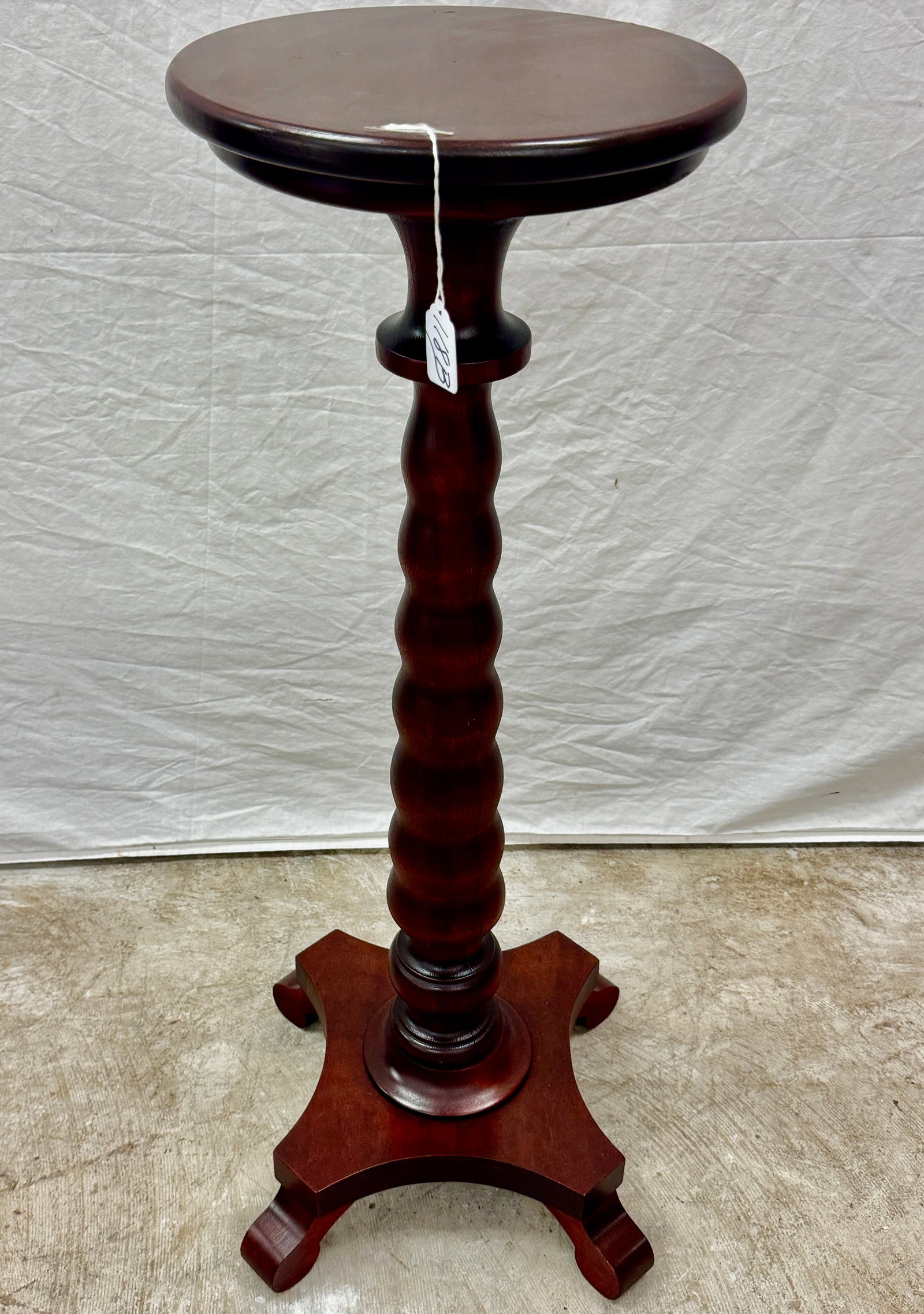 Mahogany Plant Pedestal (1 of 5)