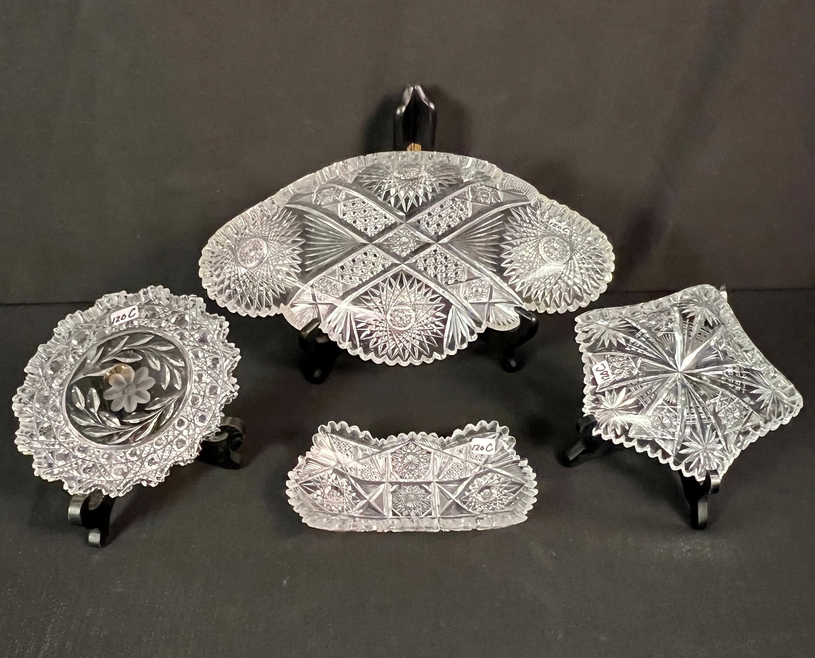 Large Group of Brilliant Cut Crystal (1 of 6)