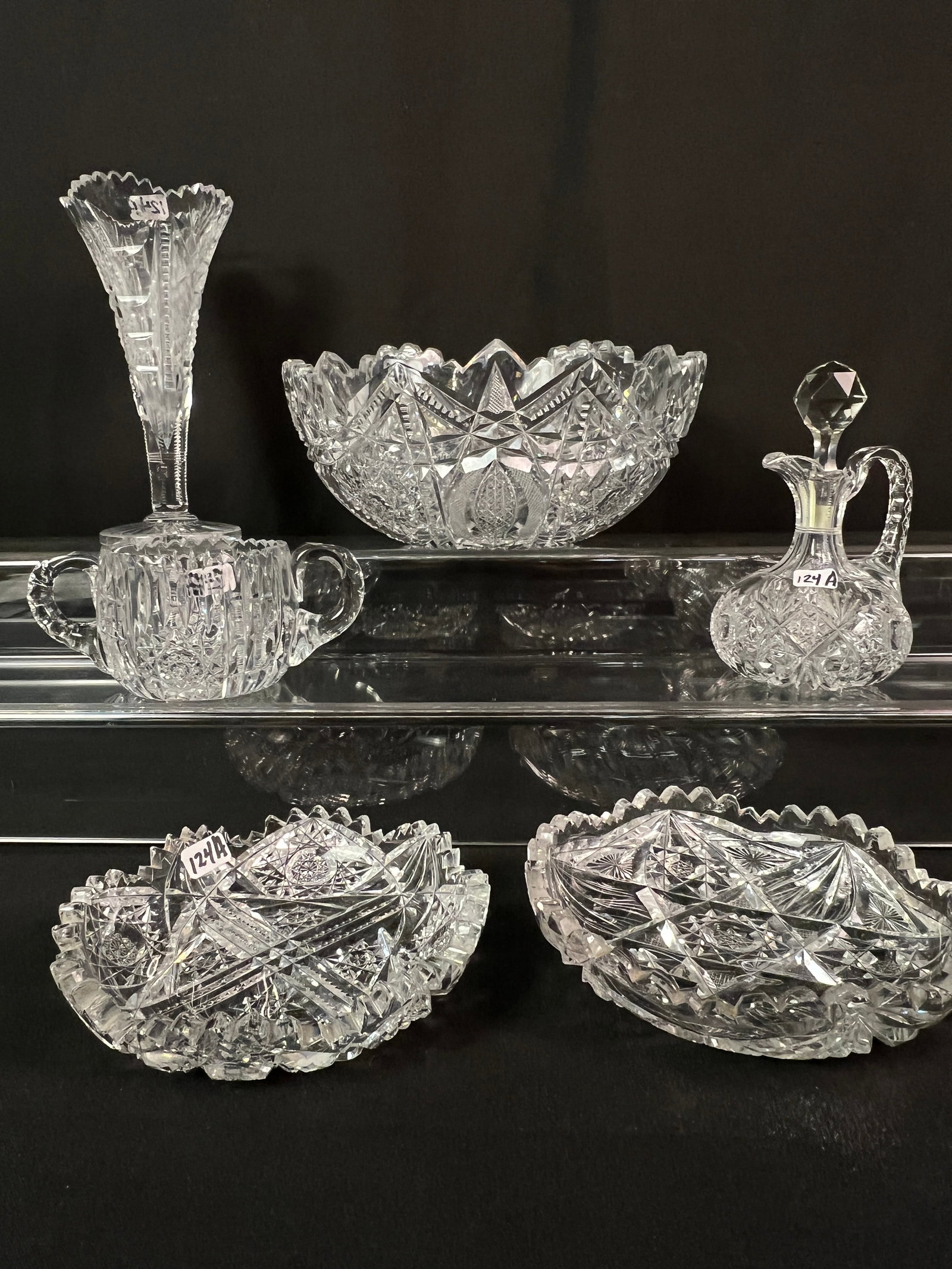 Group of Brilliant Cut Crystal (1 of 11)
