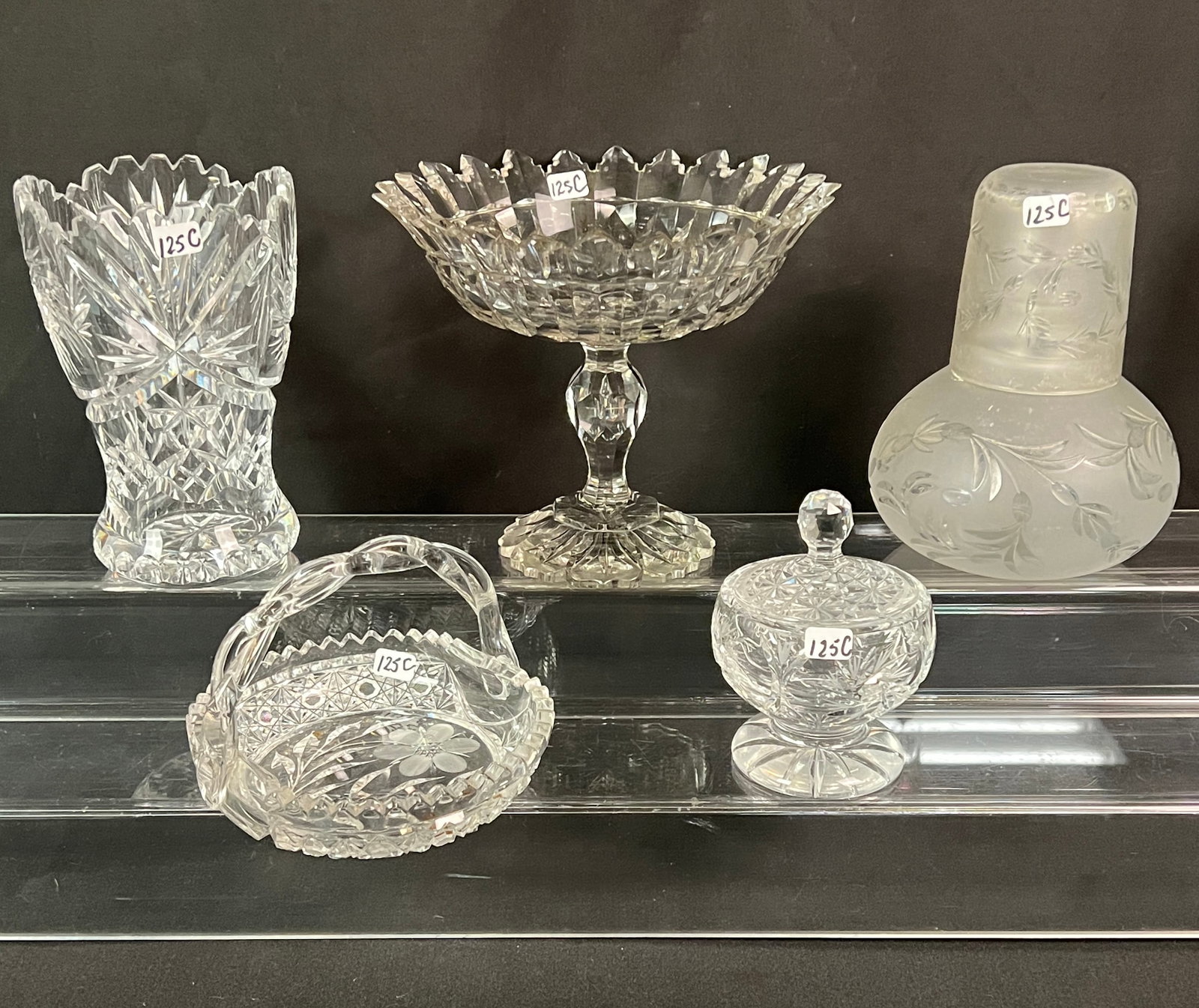 Large Group of Cut Crystal (1 of 7)