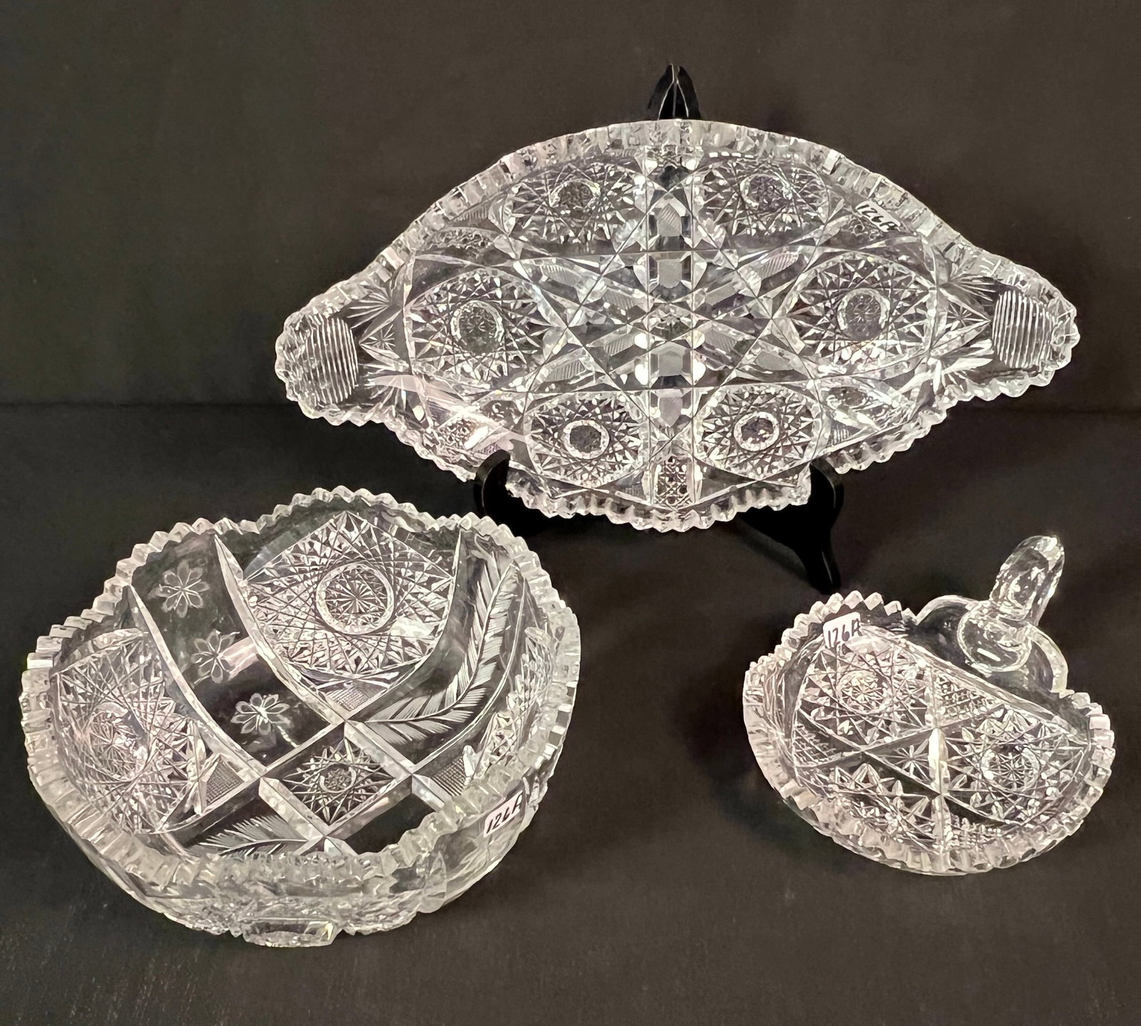 Group of Brilliant Cut Crystal (1 of 7)