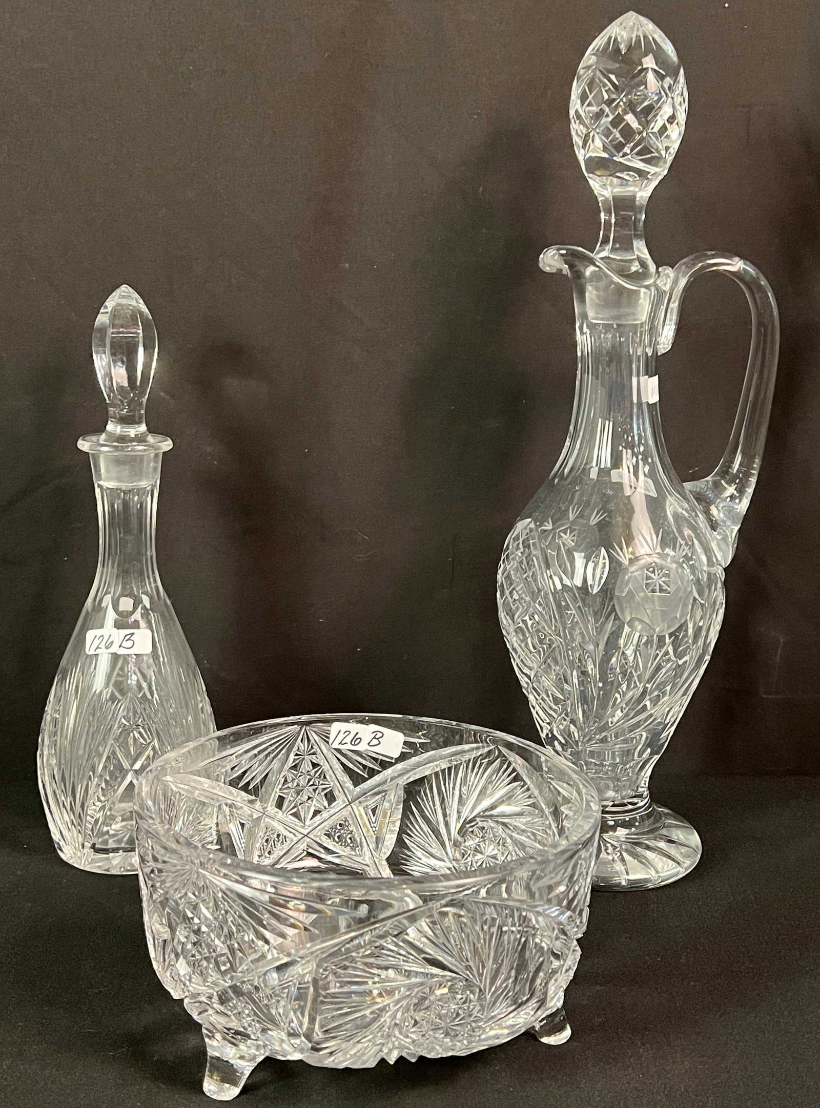 Group of Cut Crystal (1 of 7)