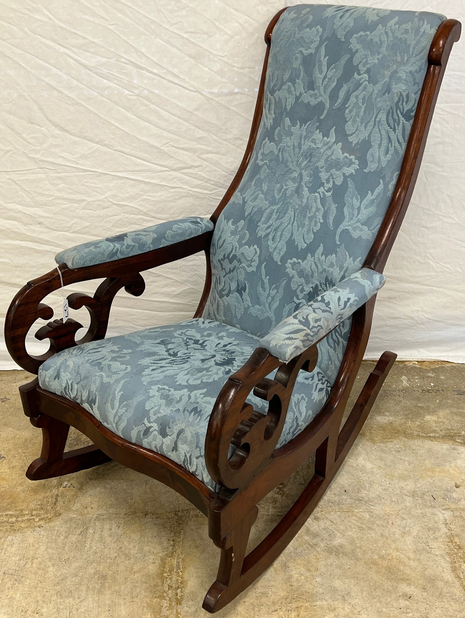 Walnut Lincoln Rocker c.1860 (1 of 6)