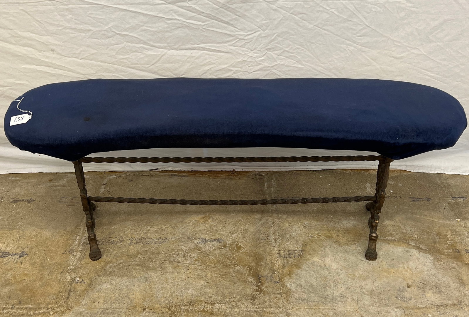 Victorian Kidney Shaped Iron Bench (1 of 6)