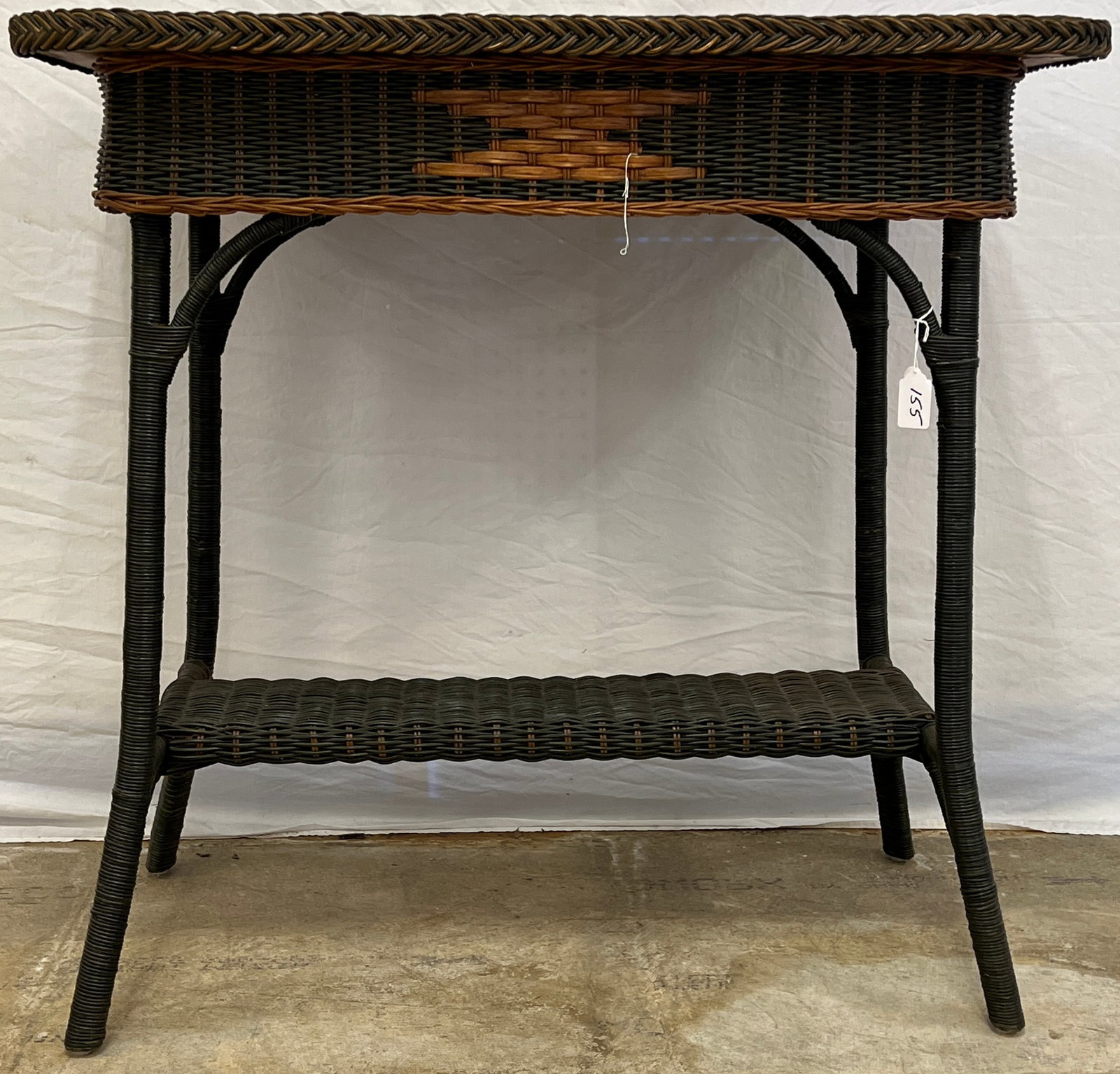 Palecek Wicker Plant Table - 2