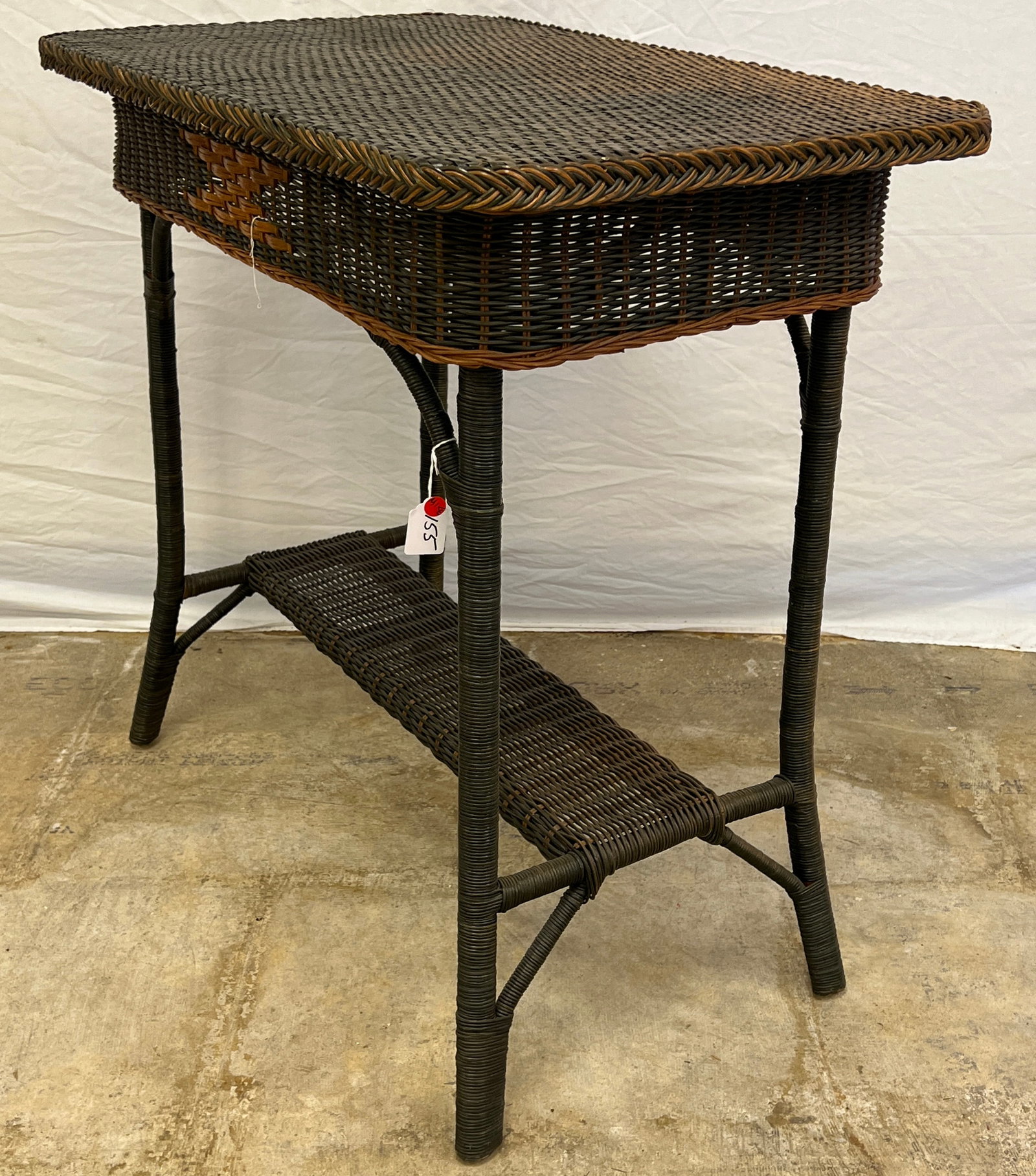 Palecek Wicker Plant Table - 3