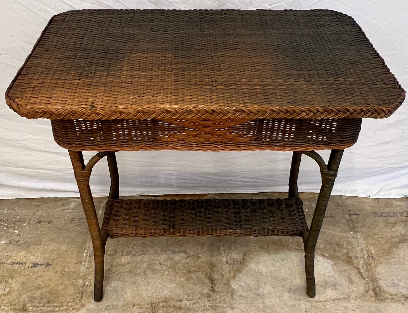 Palecek Wicker Plant Table - 4