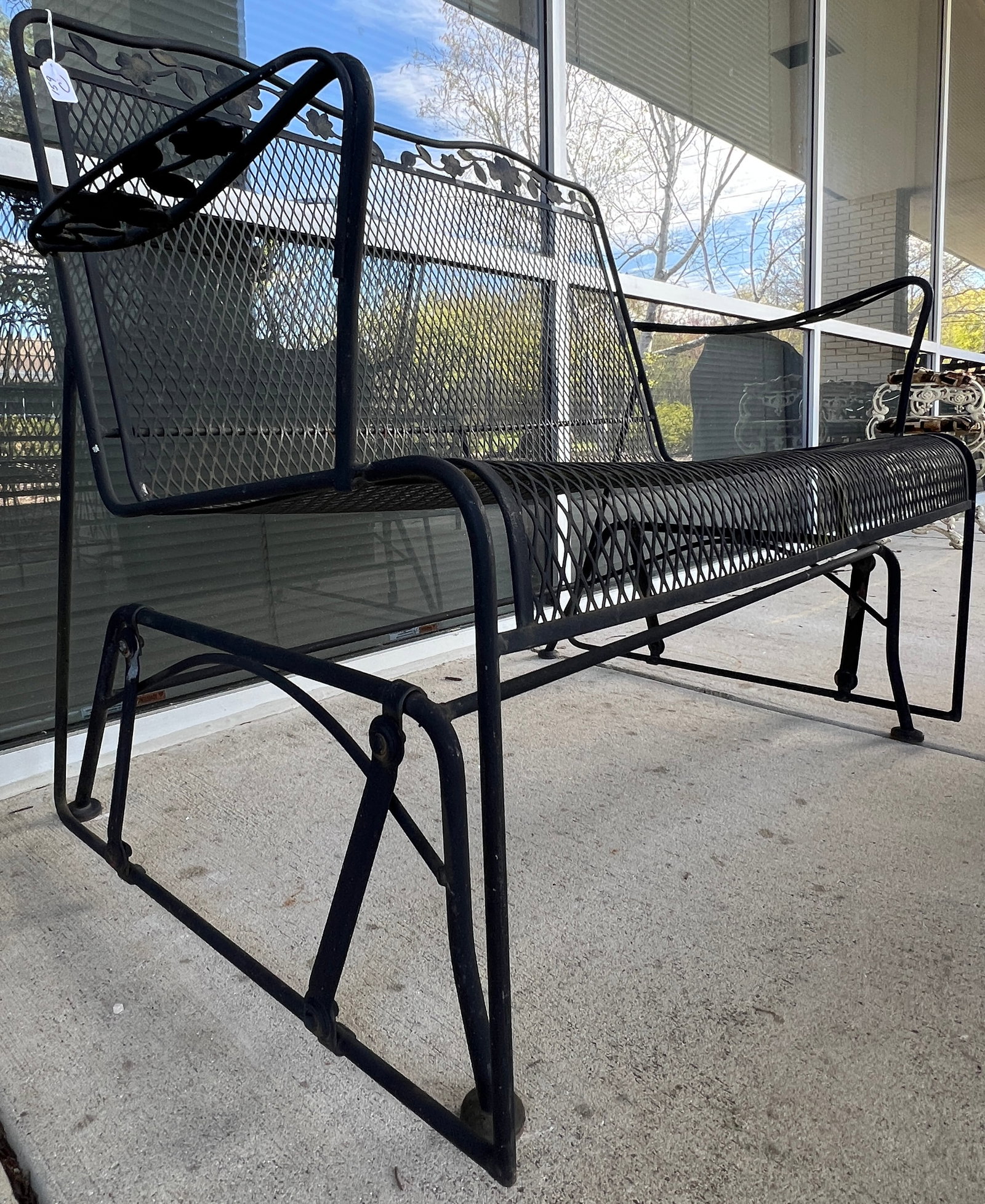 Iron Armed Glider Bench - 4