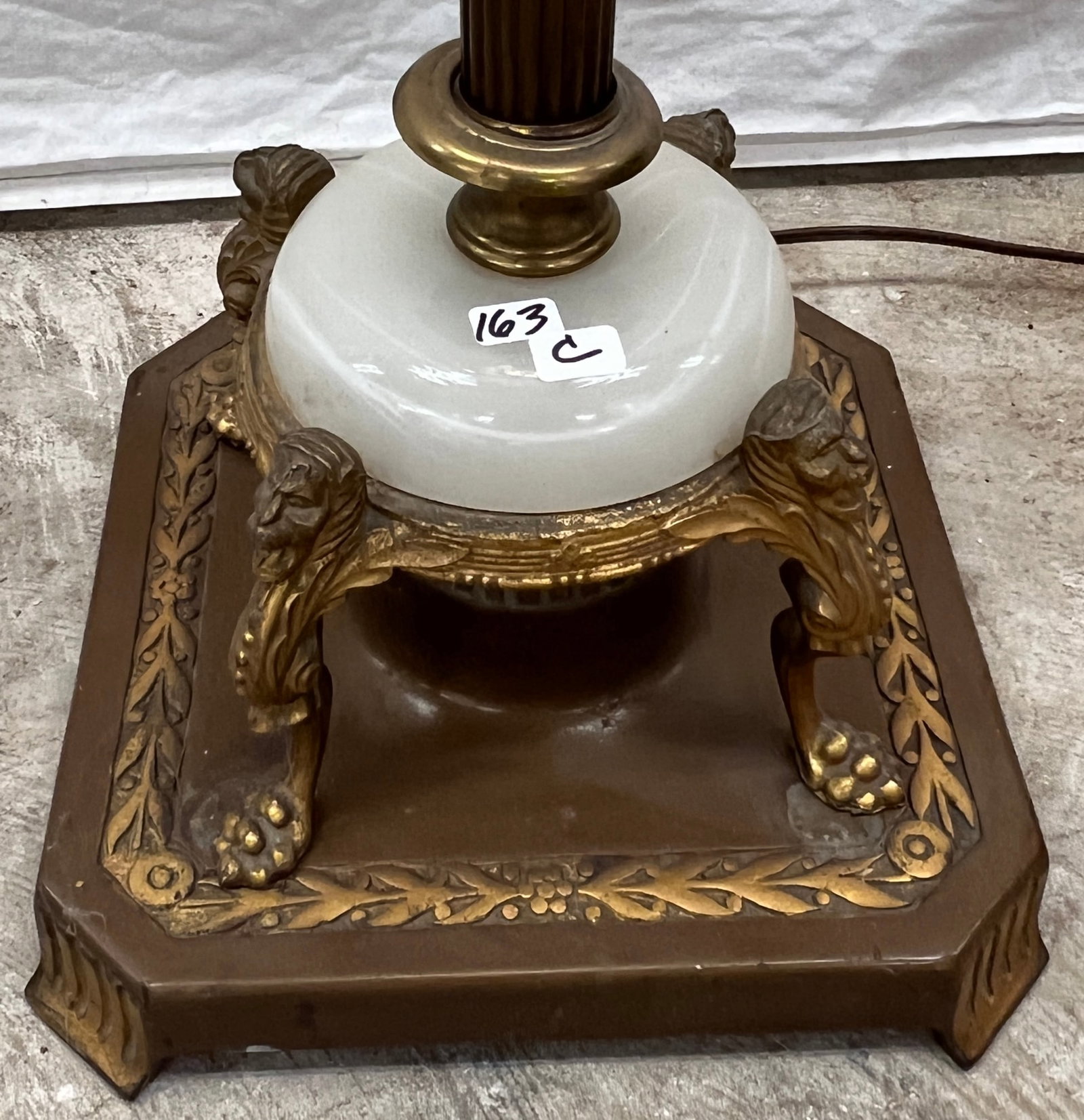 Fancy Brass Floor Lamp - 2