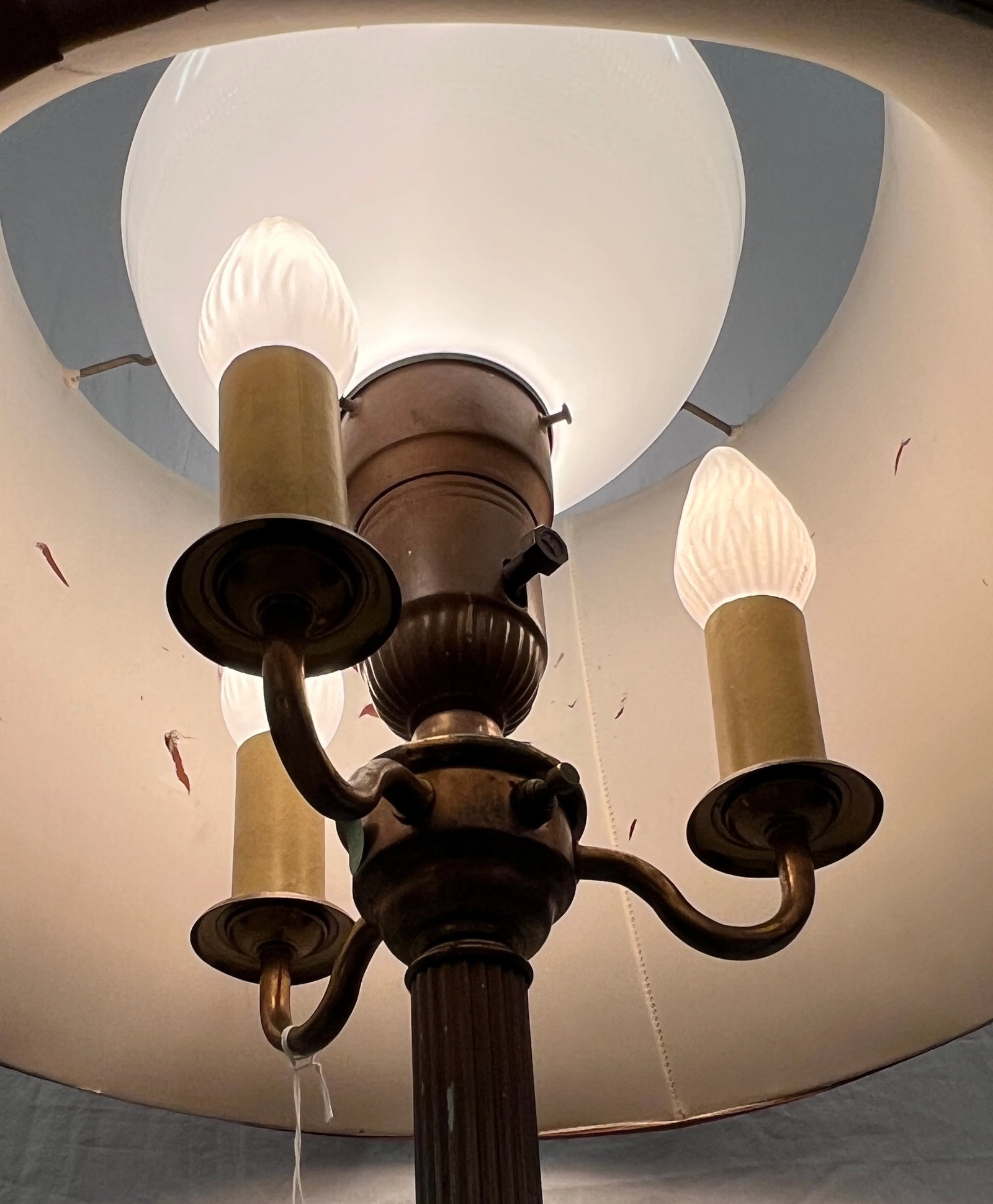 Fancy Brass Floor Lamp - 3