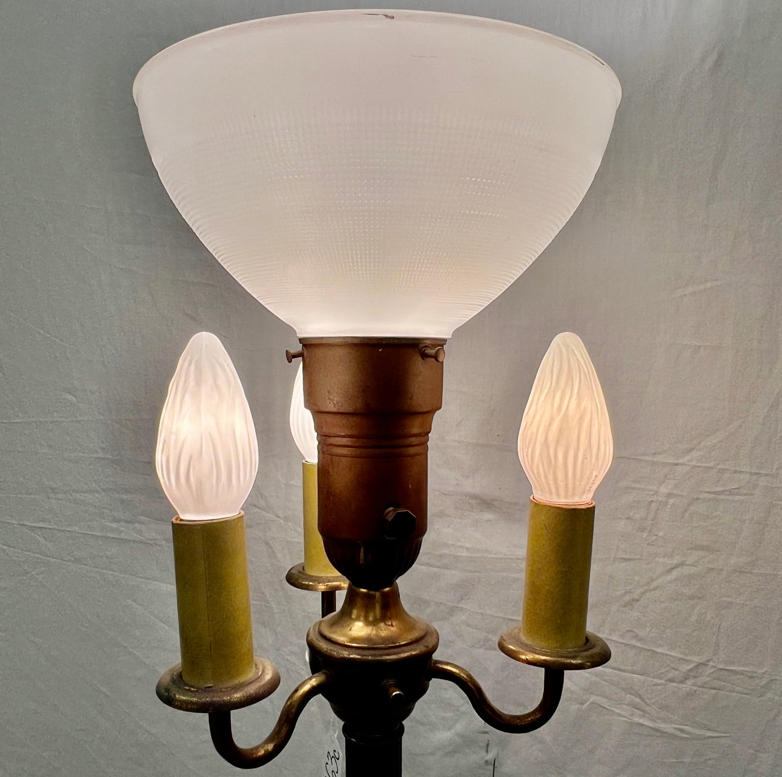 Fancy Brass Floor Lamp - 4