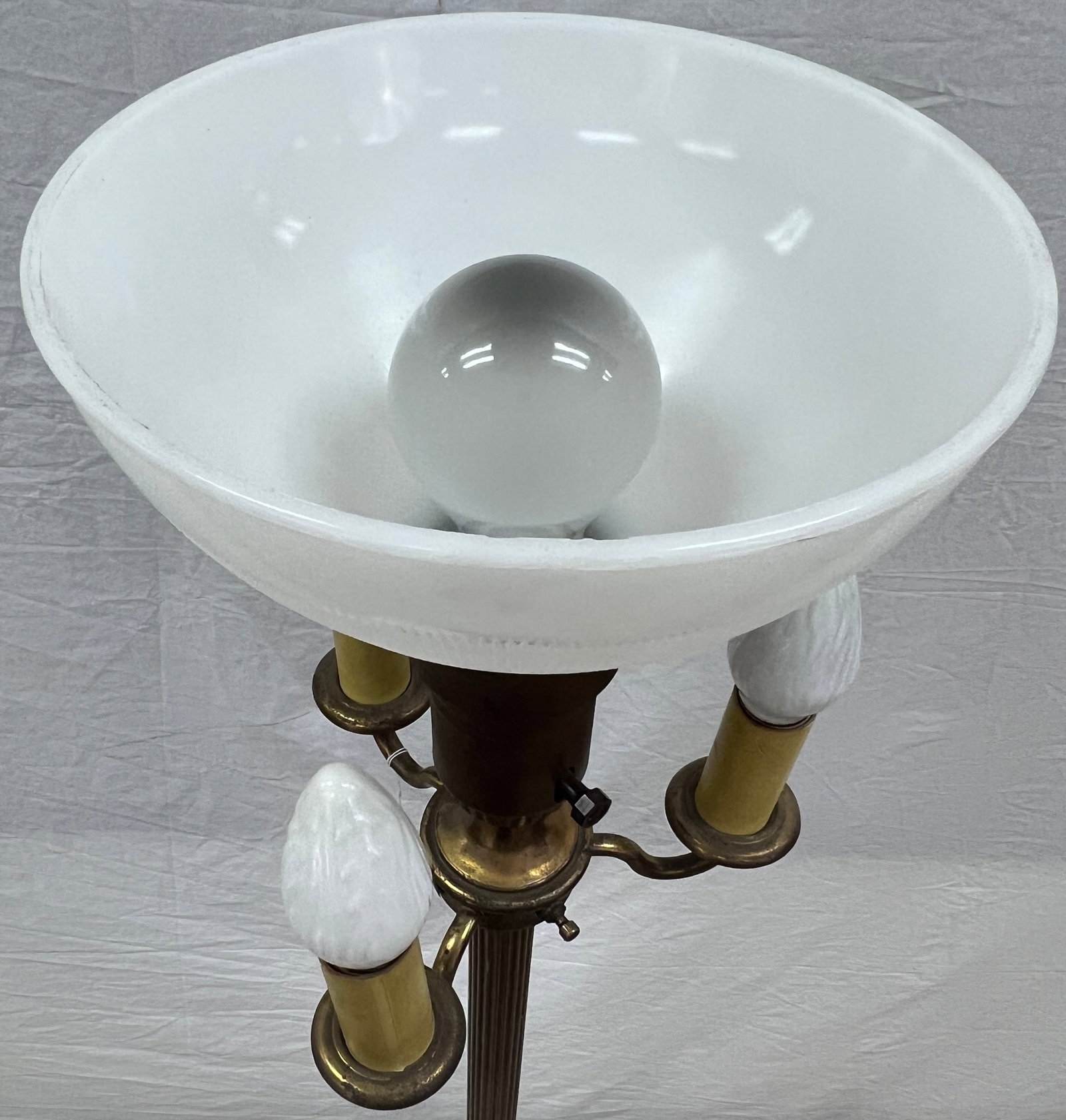 Fancy Brass Floor Lamp - 5