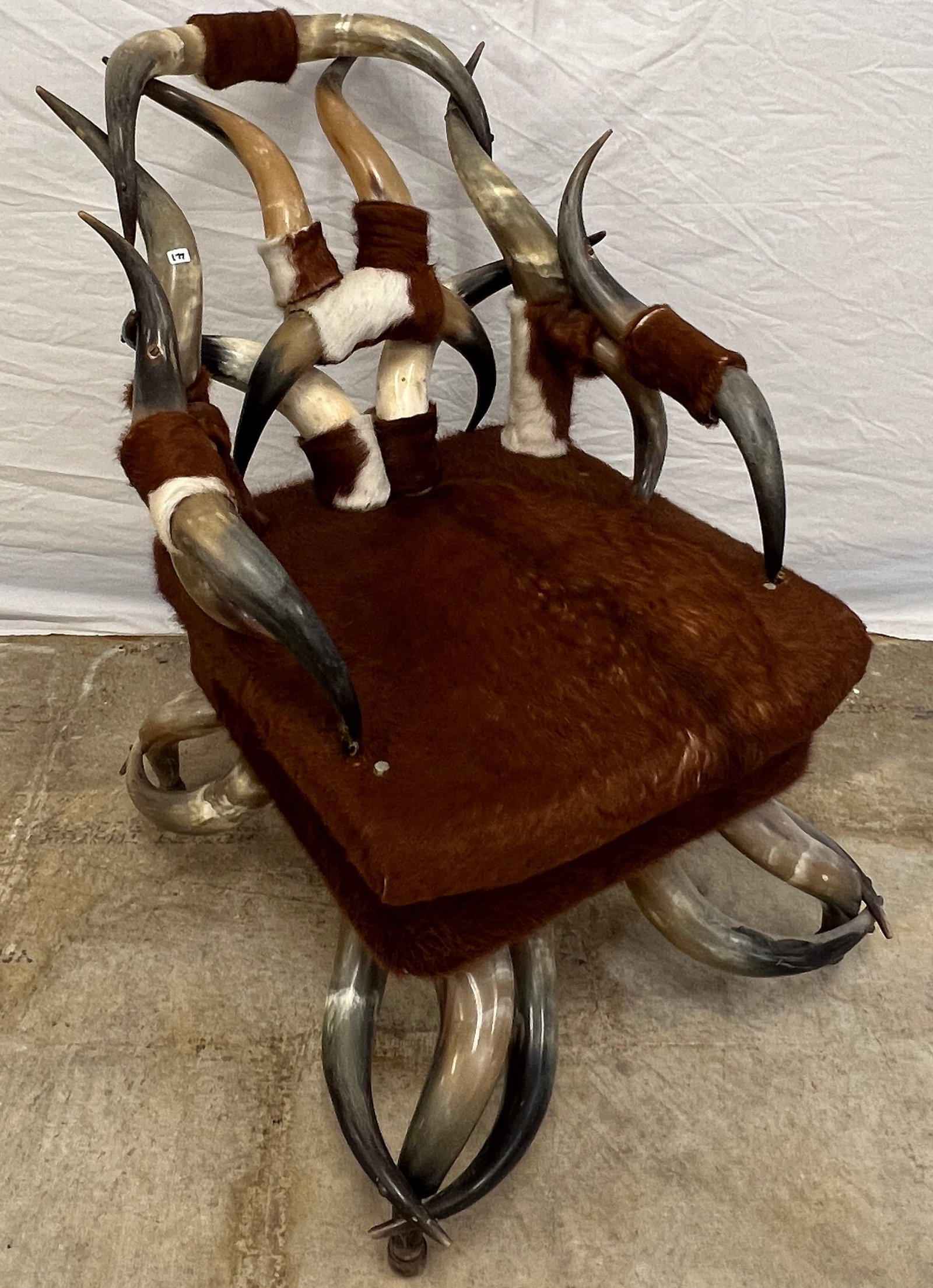 Lone Star Brewing Company Presentation Chair: A unique piece of breweriana history, this chair was a gift from Lone Star Brewery of San Antonio, Texas, to the G. Heilman brewing company family of La Crosse, Wisconsin. This truly one of a kind