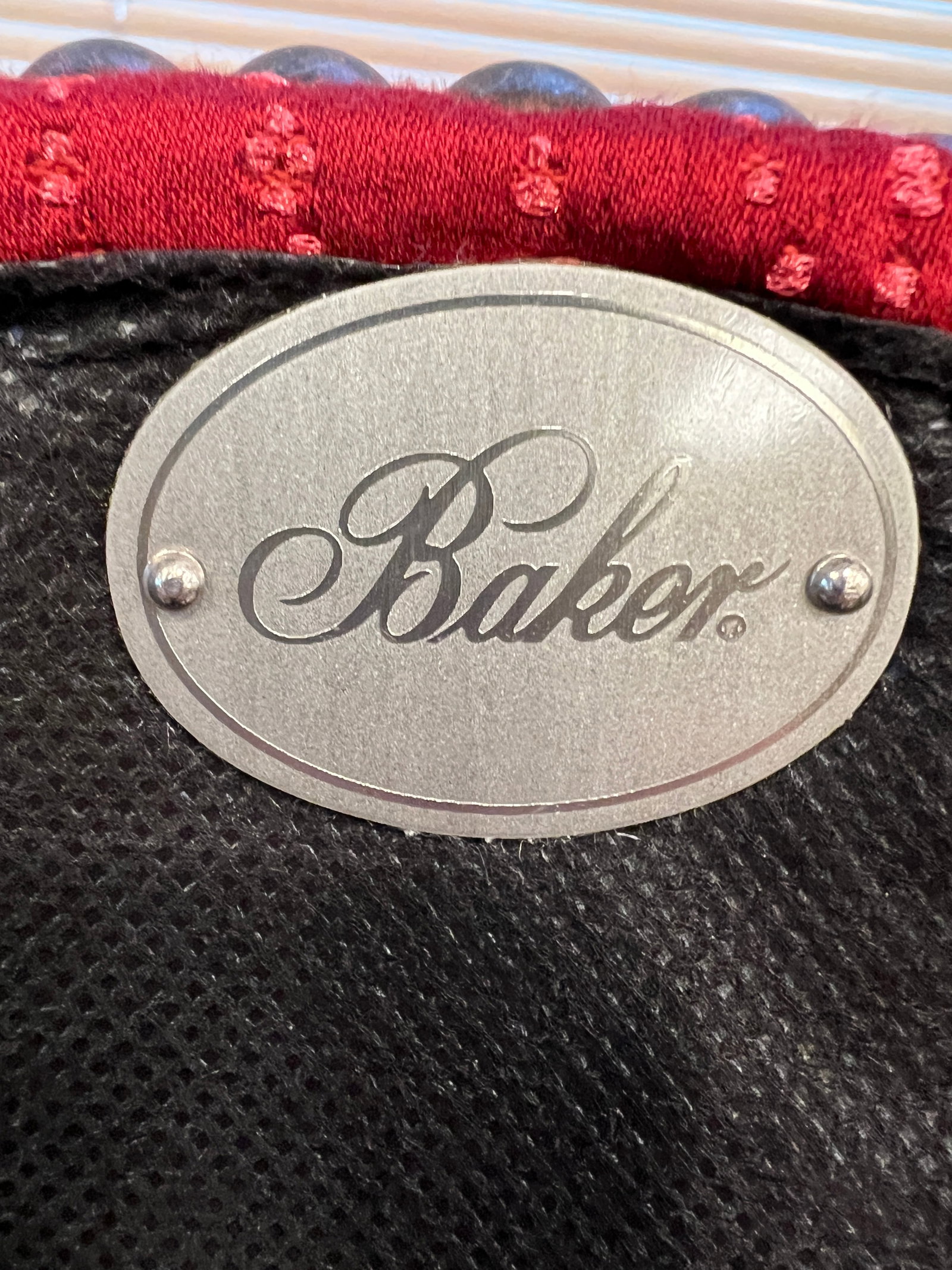 Baker Button Tufted Designer Accent Chair - 7