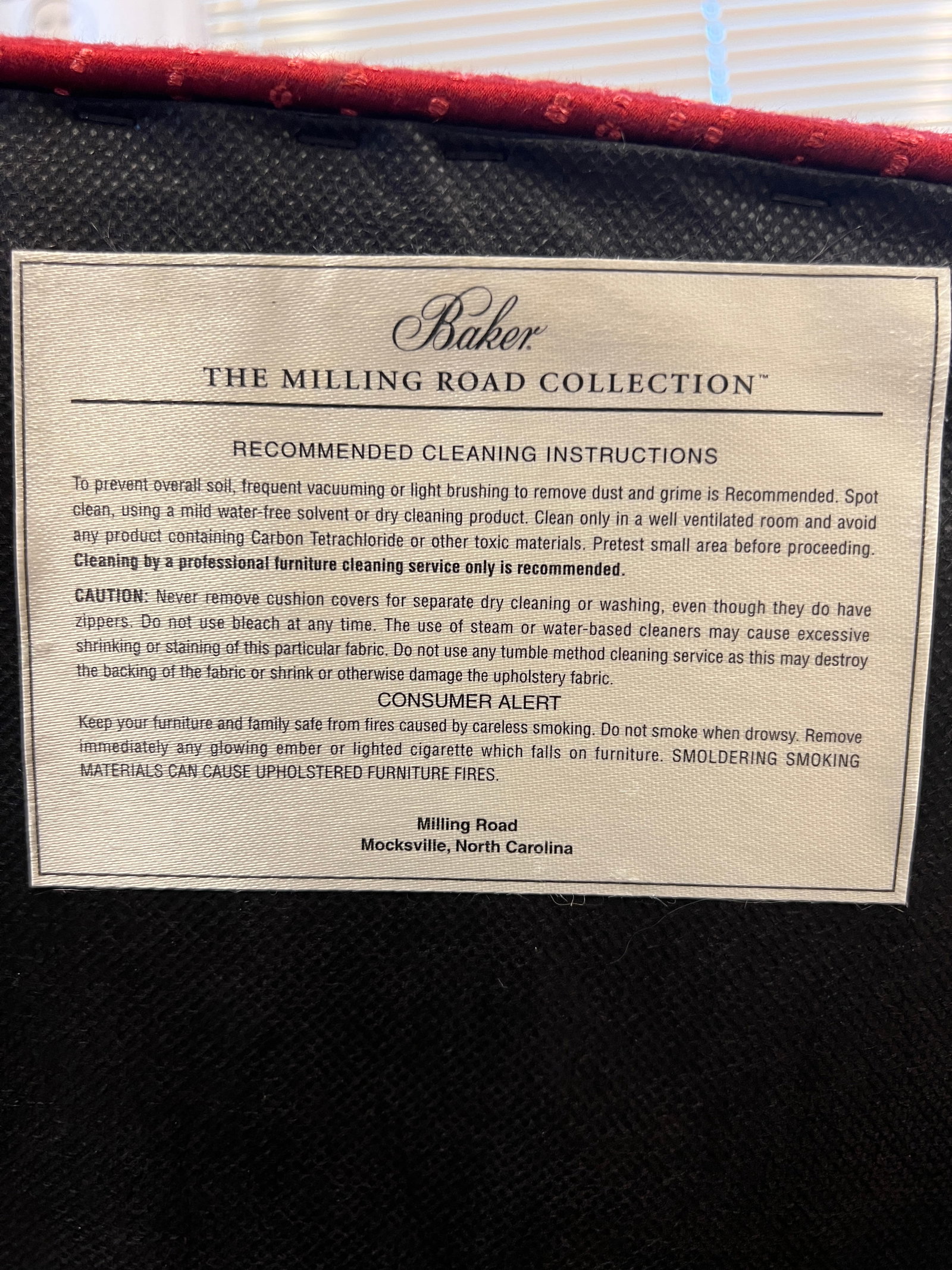 Baker Button Tufted Designer Accent Chair - 8