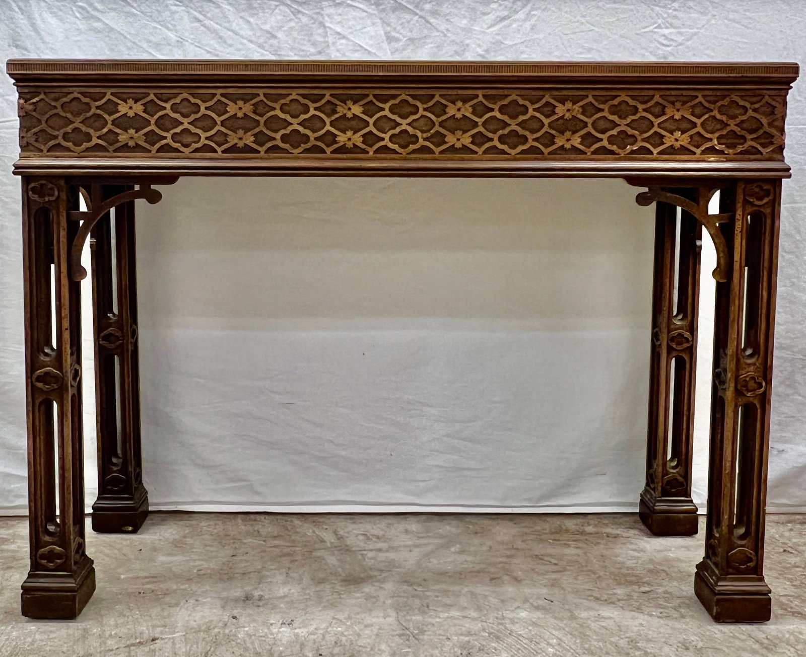 Chinese Chippendale Side Table - 2