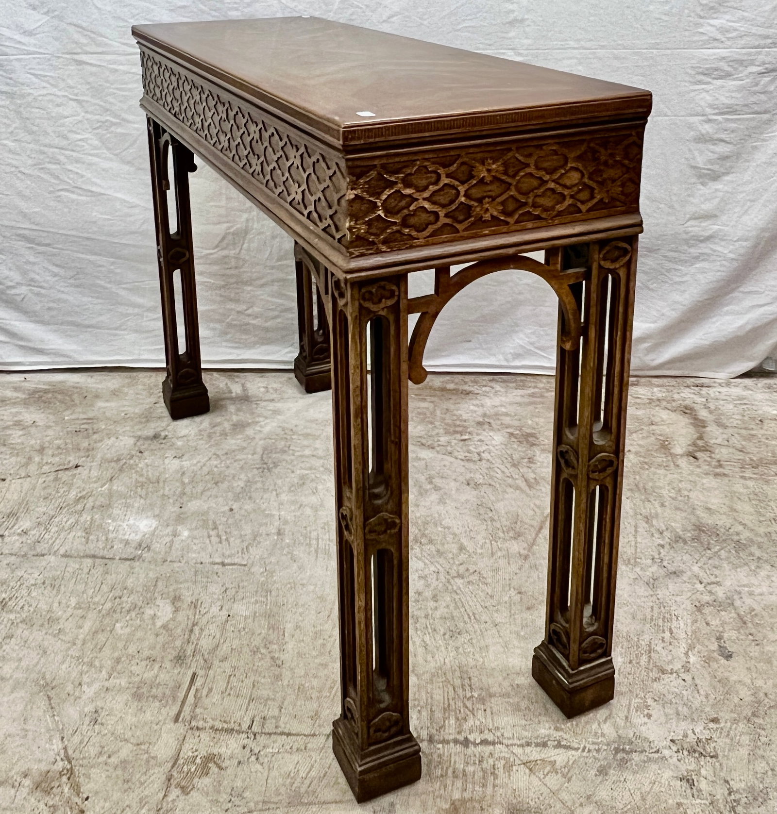 Chinese Chippendale Side Table - 3