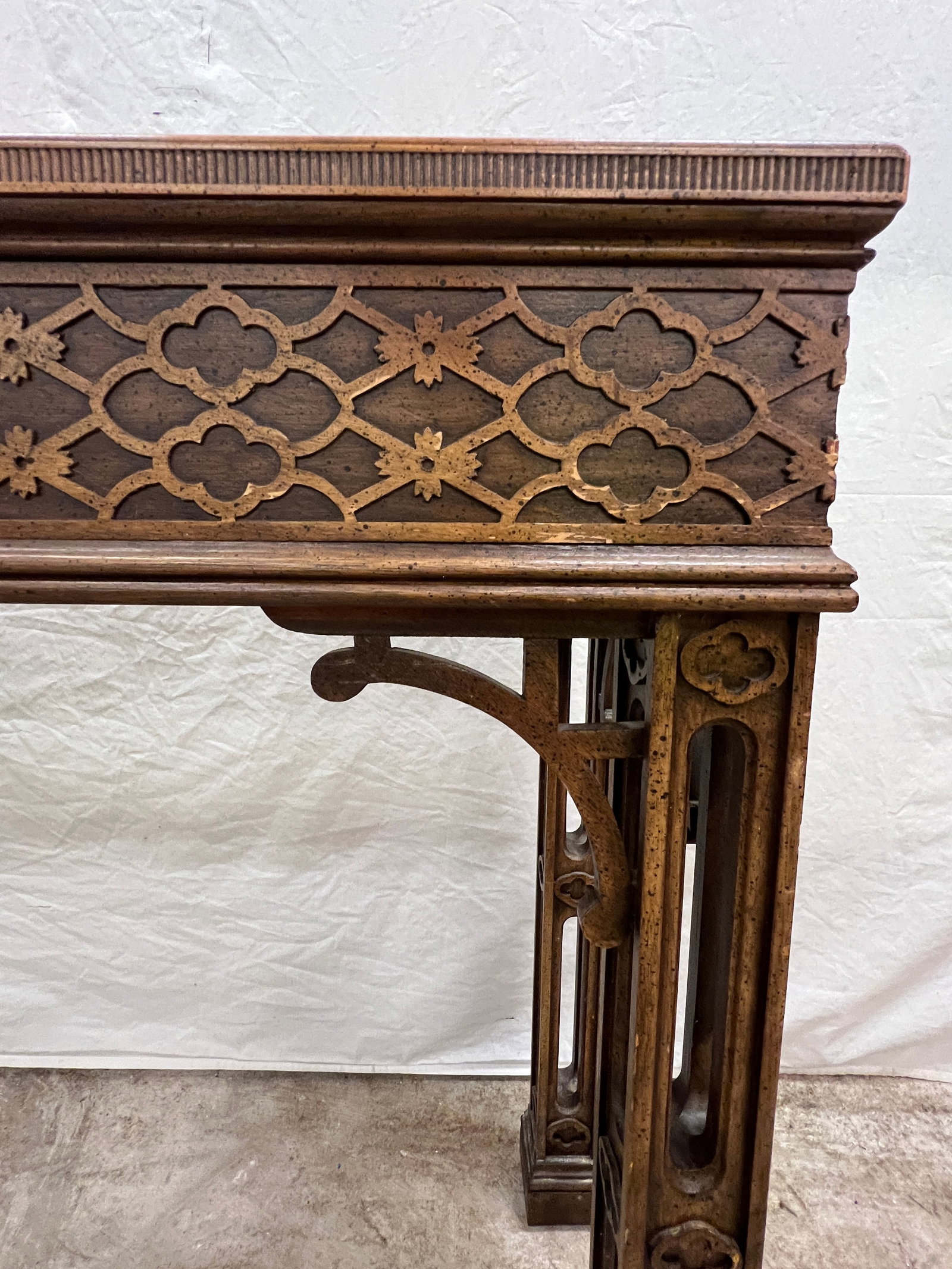 Chinese Chippendale Side Table - 6