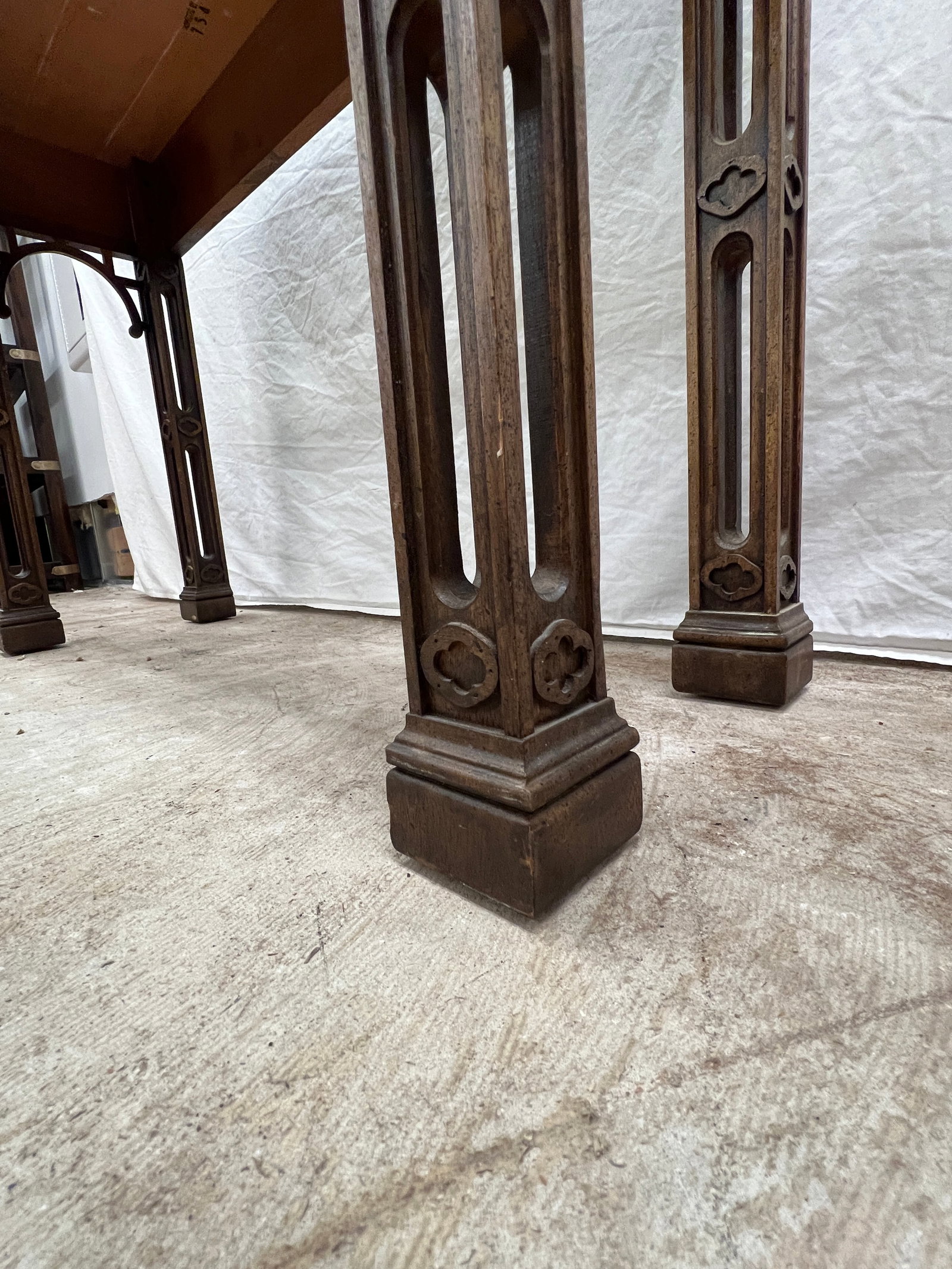 Chinese Chippendale Side Table - 8