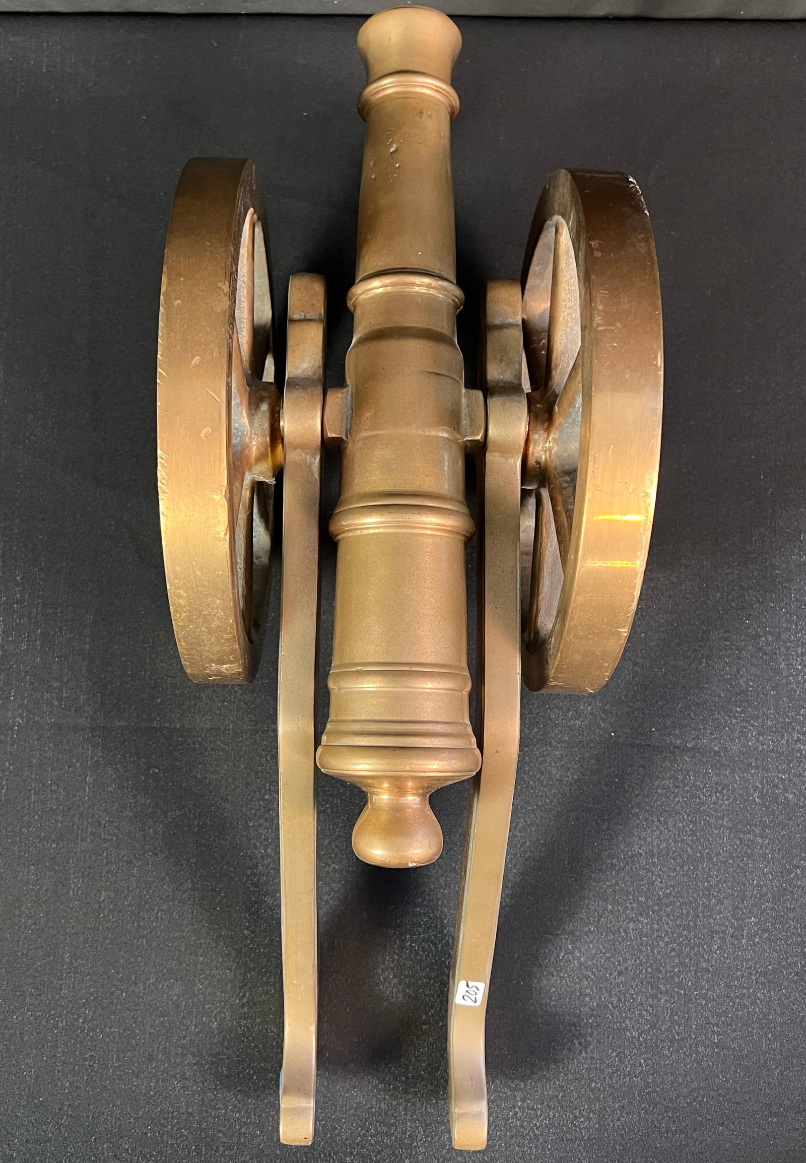 Solid Brass Cannon on Stand - 3