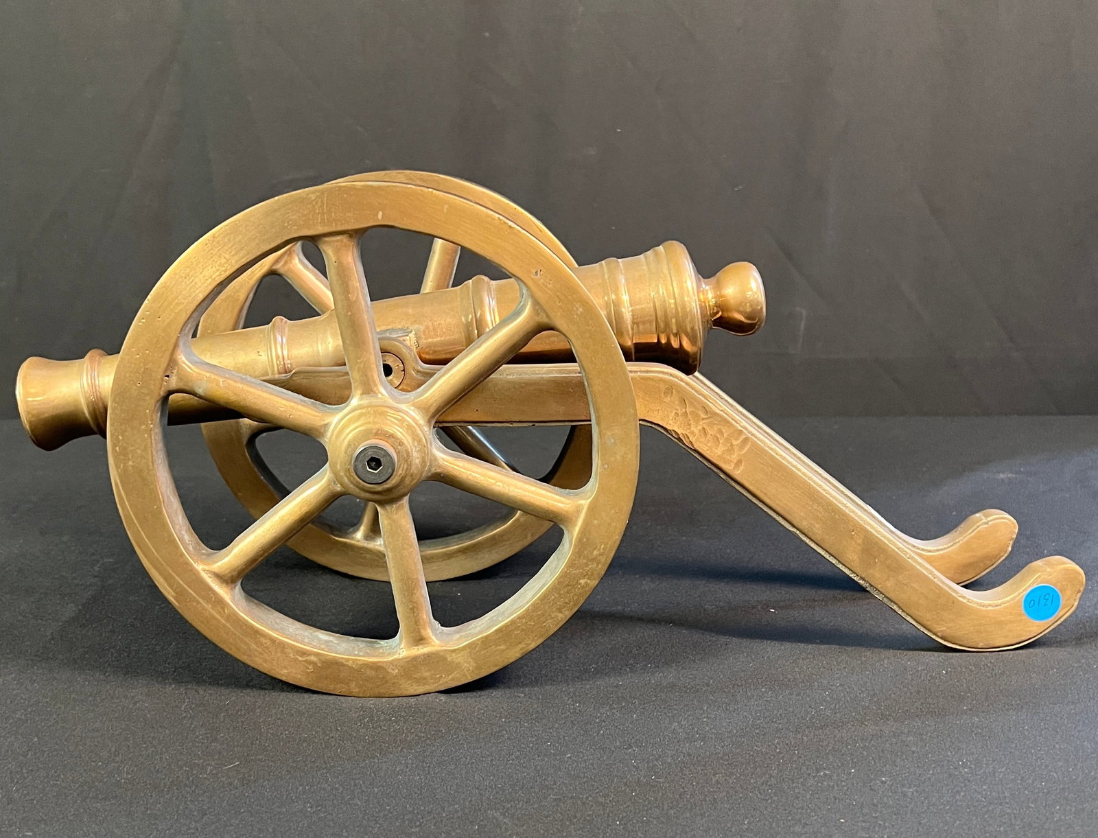 Solid Brass Cannon on Stand - 4