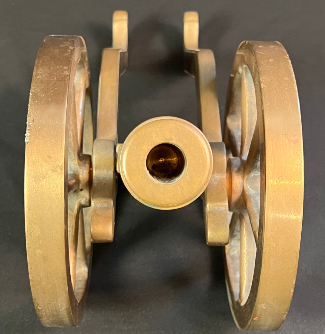 Solid Brass Cannon on Stand - 5