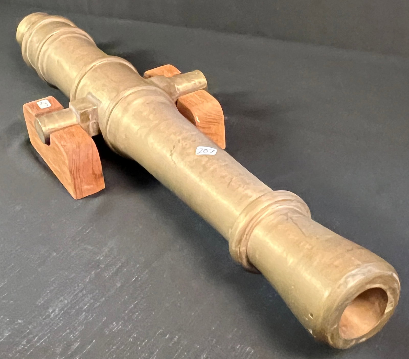 Polished Brass Cannon - 2