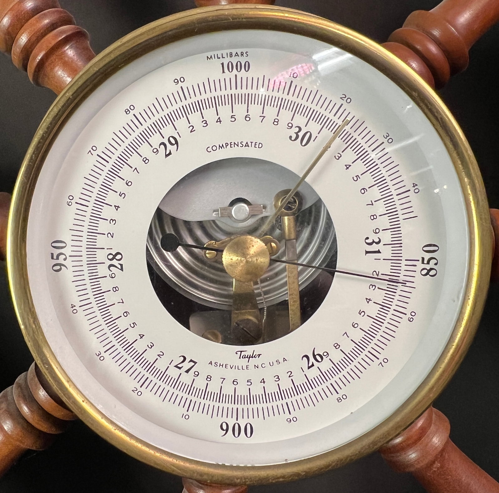 Ship Wheel Barometer - 3