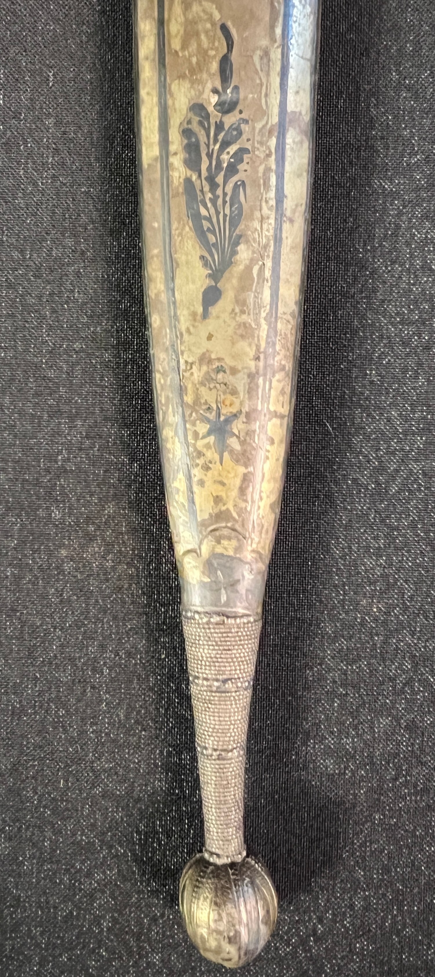 18th Century Middle Eastern Silver Dagger - 9