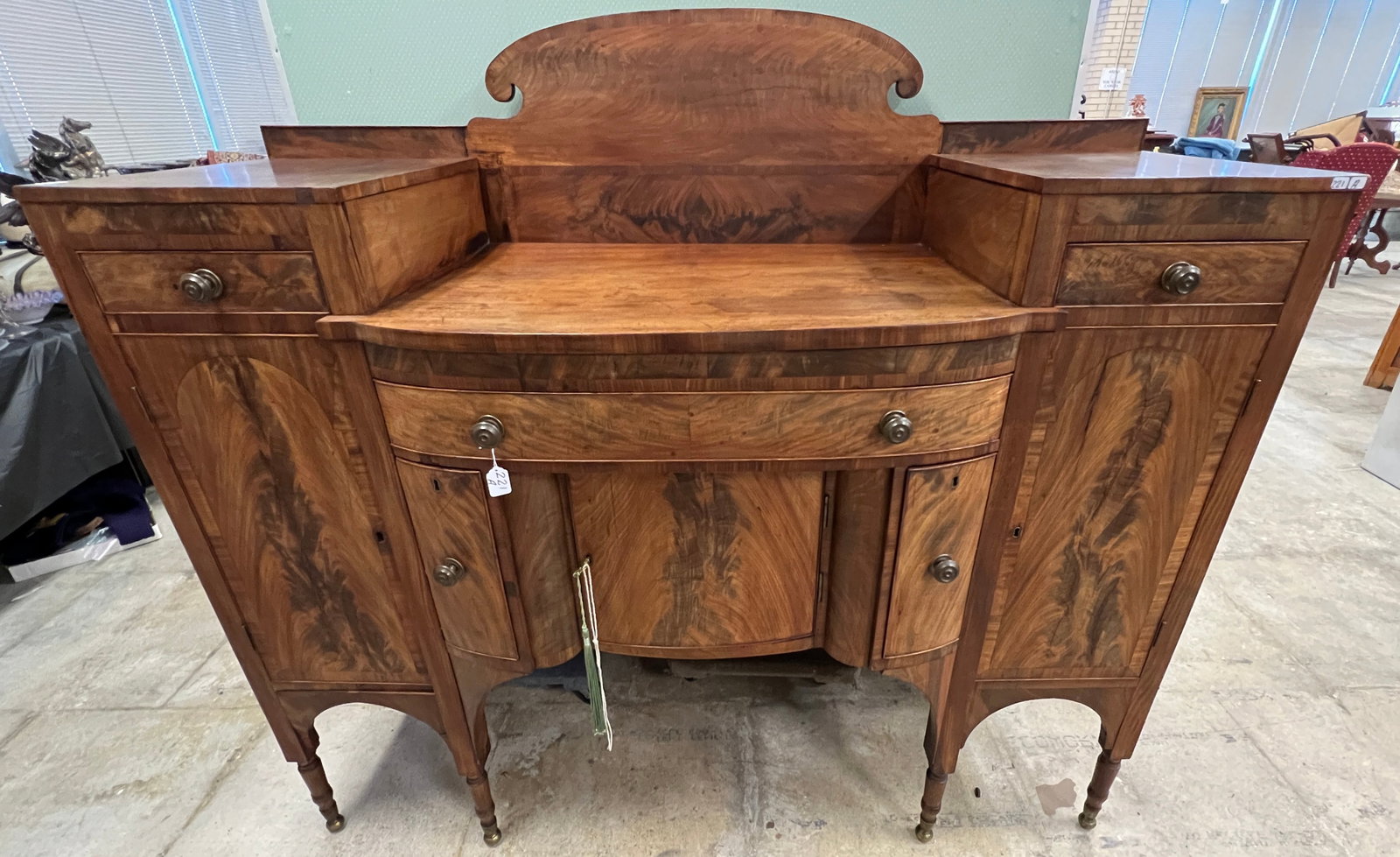 American Flamed Mahogany Sideboard C1780's (1 of 11)