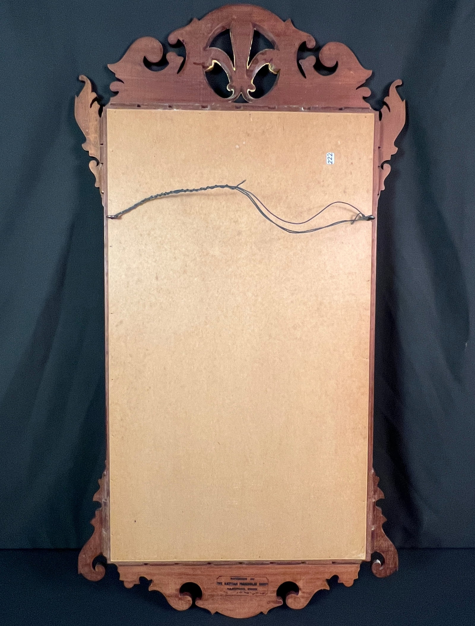 Handmade Chippendale Large Hall Mirror - 3