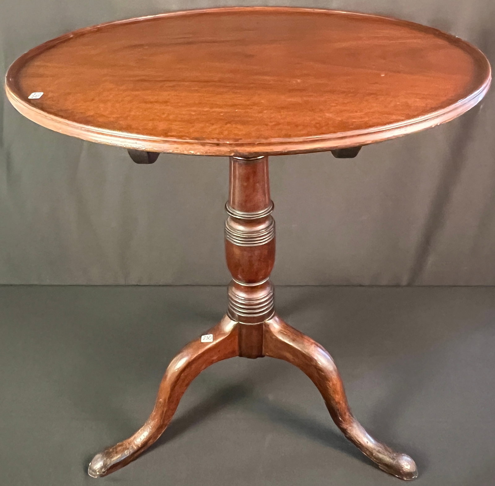 Chippendale Mahogany Flip Top Tea Table C. 1760 (1 of 6)