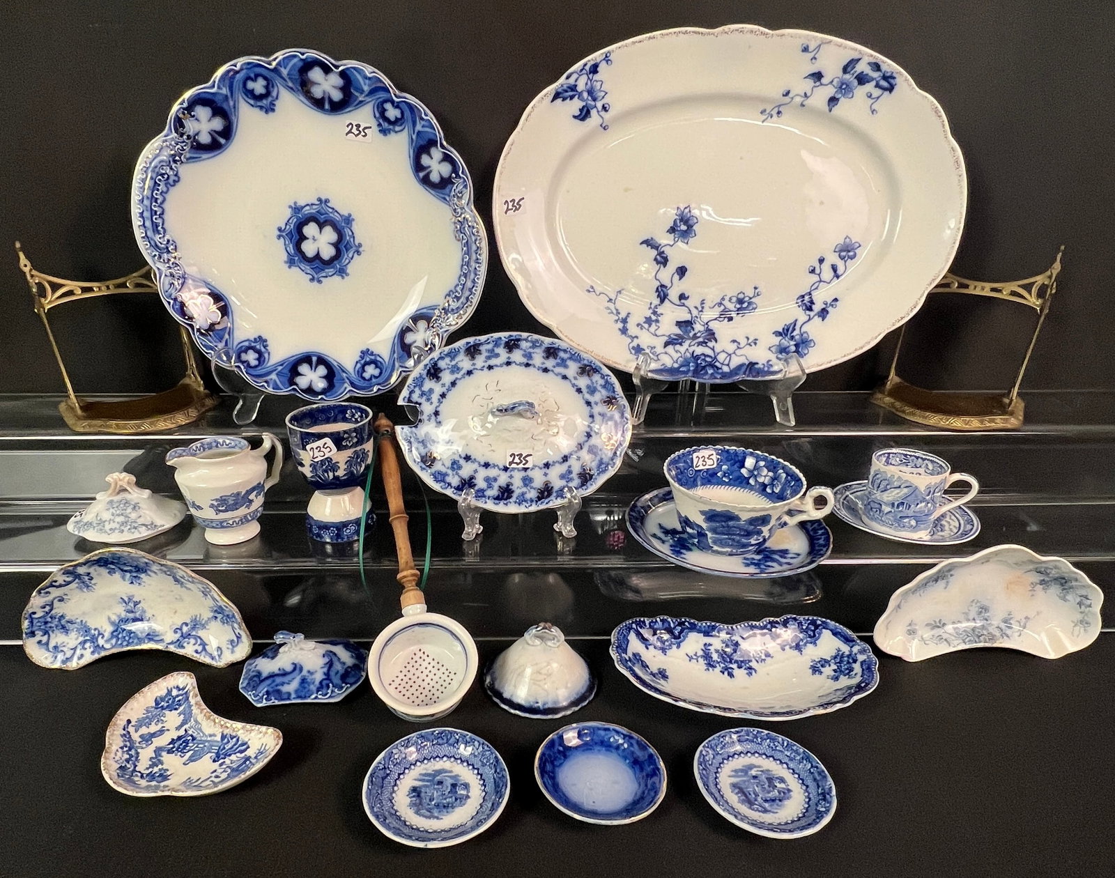 Large Group of Flow Blue (1 of 6)