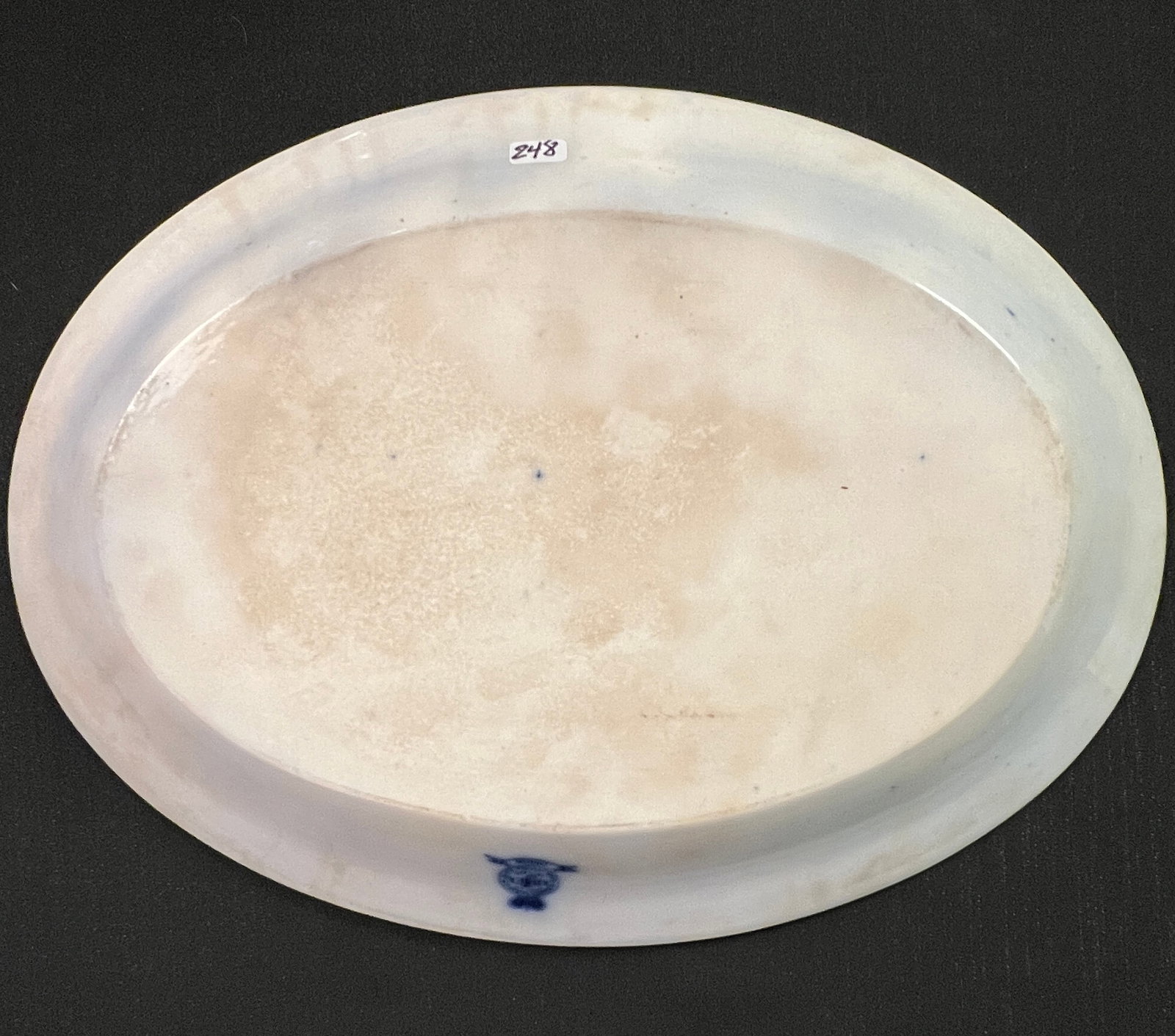 3 Flow Blue Platters - 6