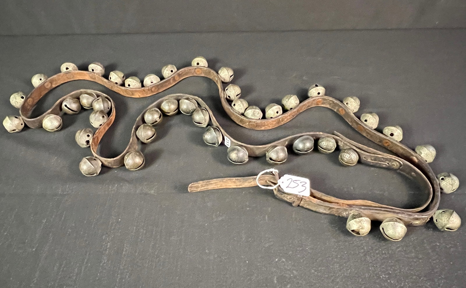 Full Leather Belt of Sleigh Bells (1 of 7)