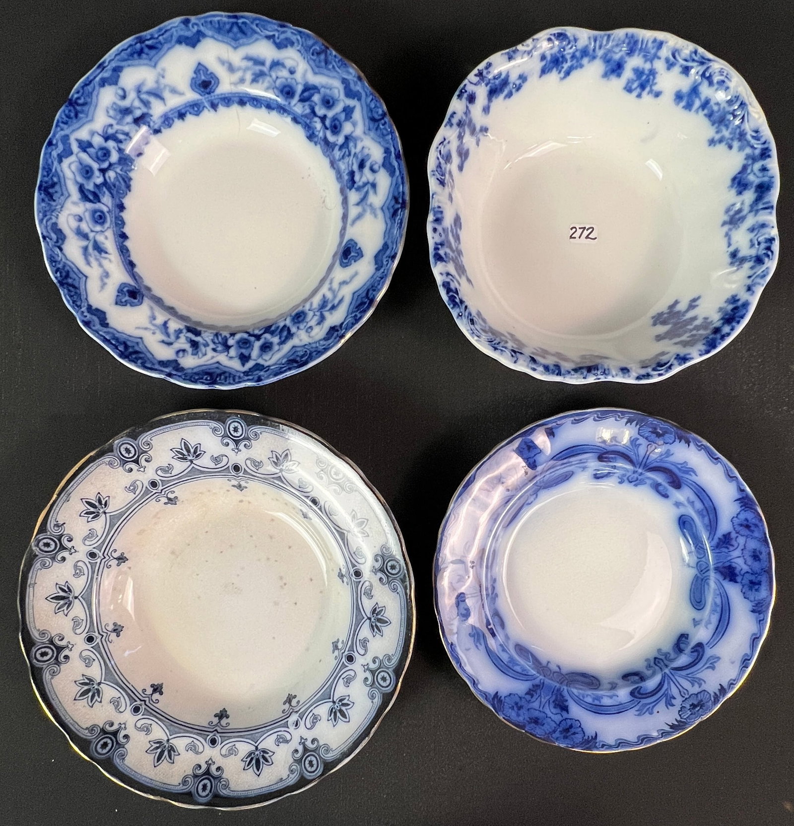 Large group of Flow Blue - 3