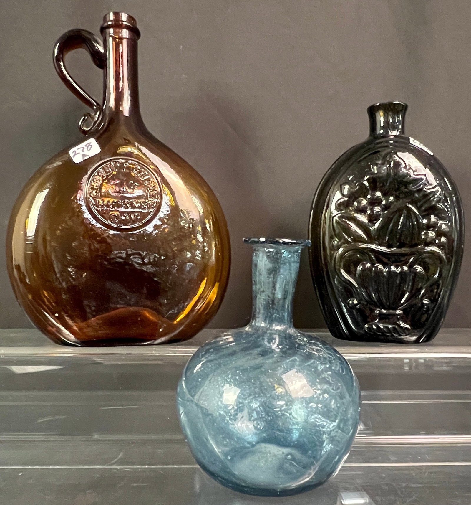 3 Antique Hand Blown Bottles, Chestnut Grove Whiskey, More! (1 of 6)