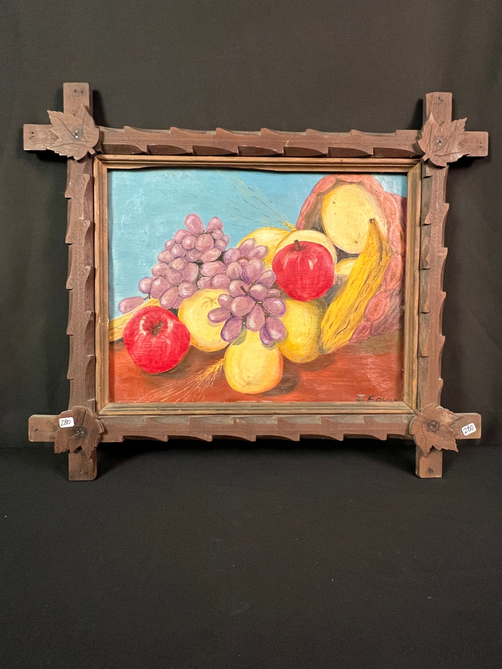 2 Chip Carved Tramp art Frames - 2