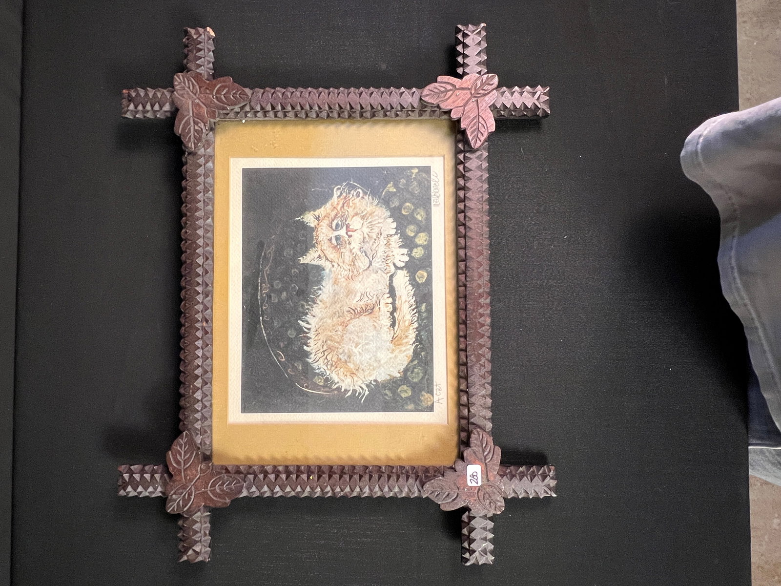 2 Chip Carved Tramp art Frames - 5