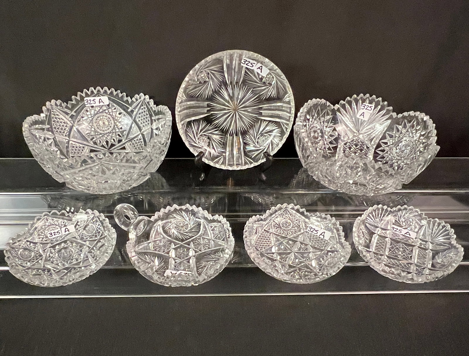 Group of American Brilliant Cut Crystal (1 of 5)