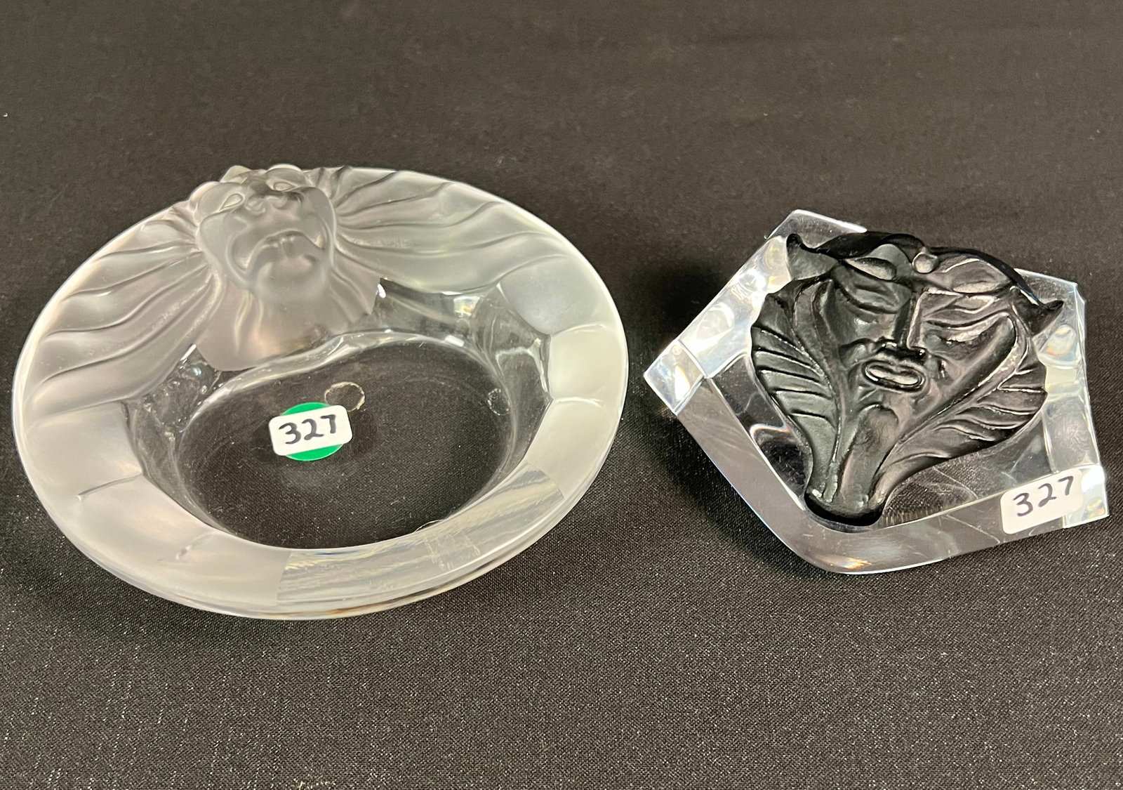 Lalique Ashtray and Paperweight (1 of 7)