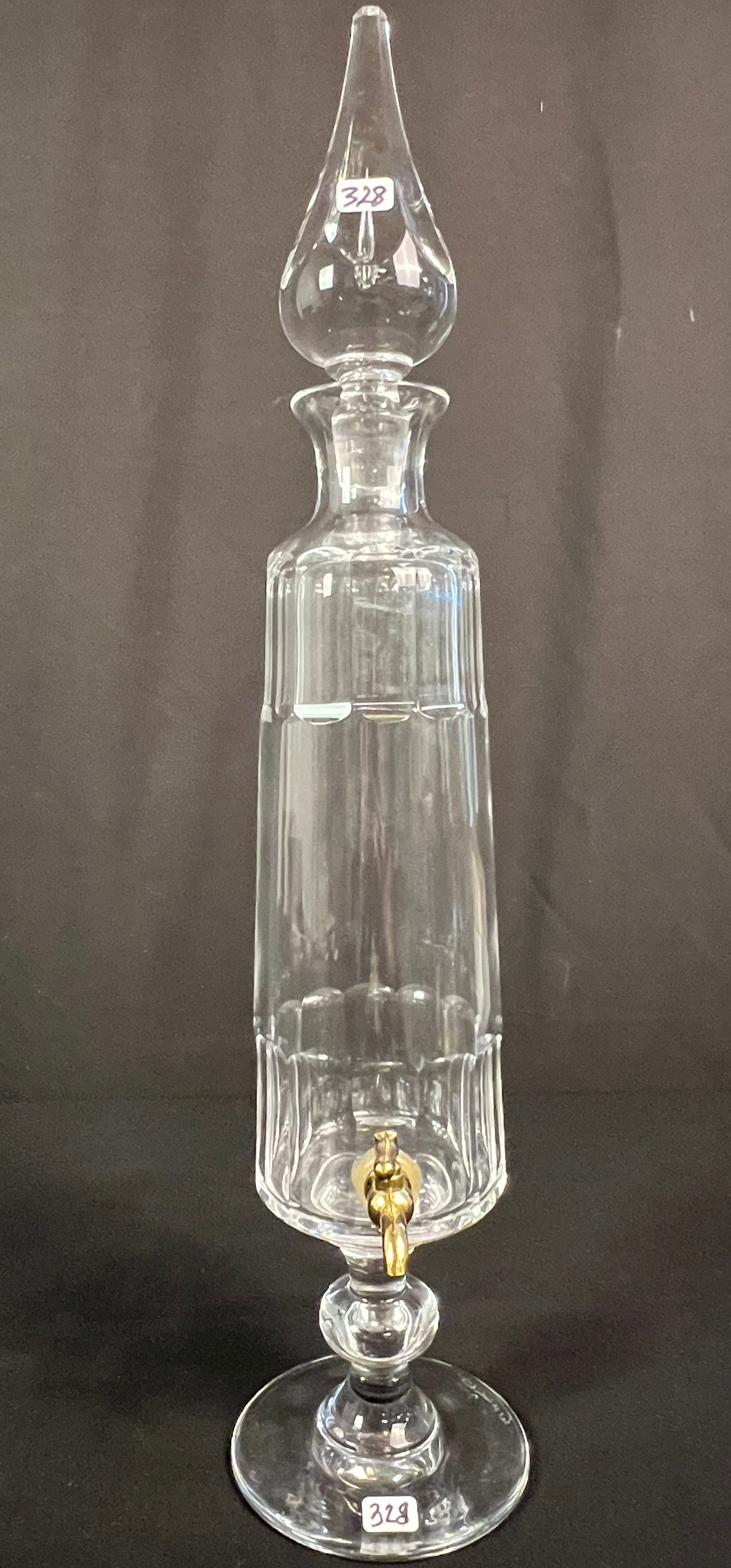 Val St. Lambert Cut Crystal Absinthe Fountain (1 of 7)