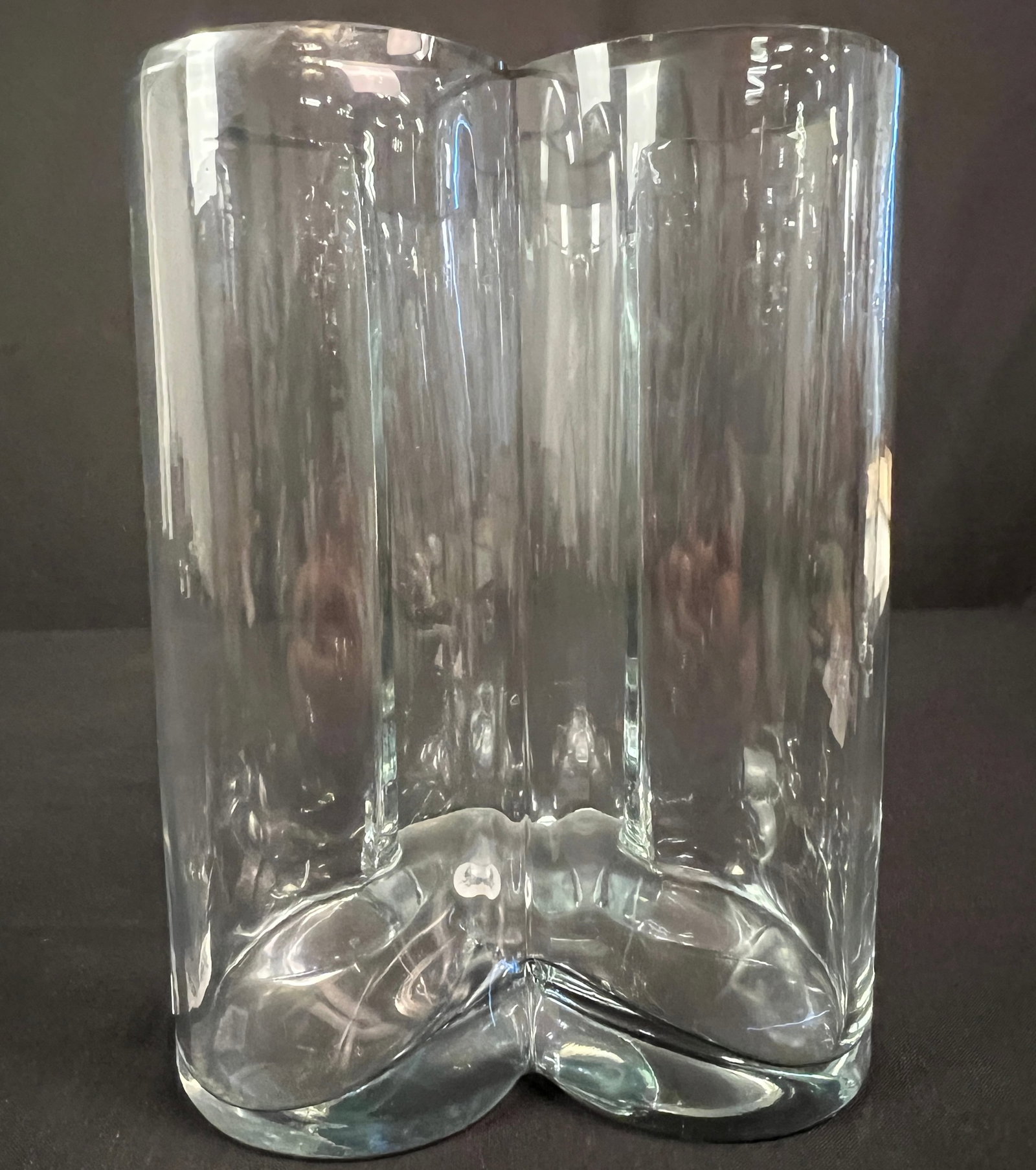 3 Designer Crystal Vases - 4