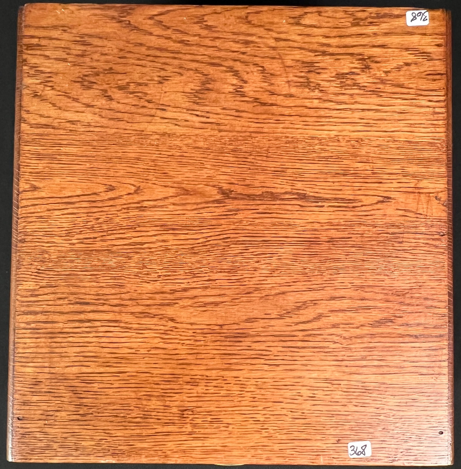Oak Three Drawer Spool Cabinet - 4