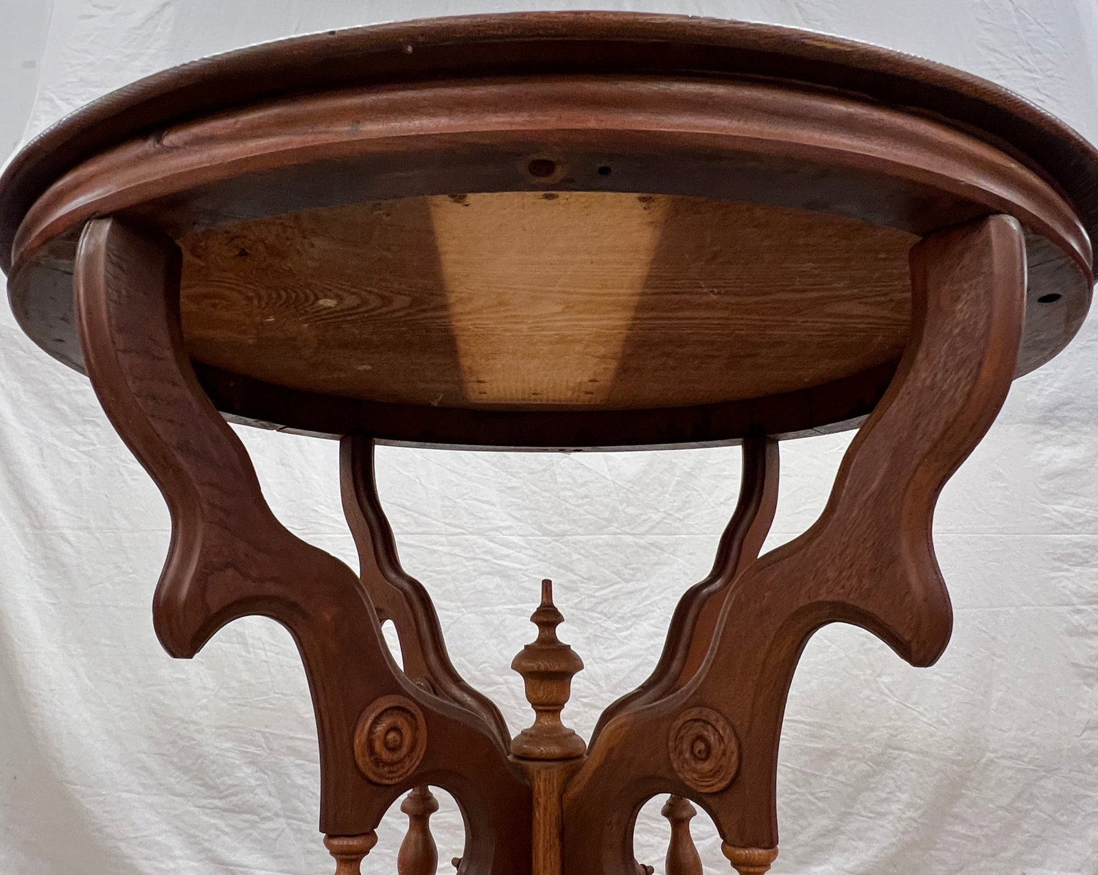 Victorian Oval Parlor Table - 5