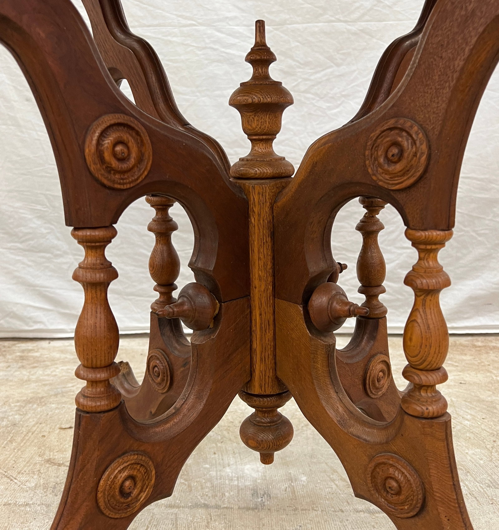 Victorian Oval Parlor Table - 6