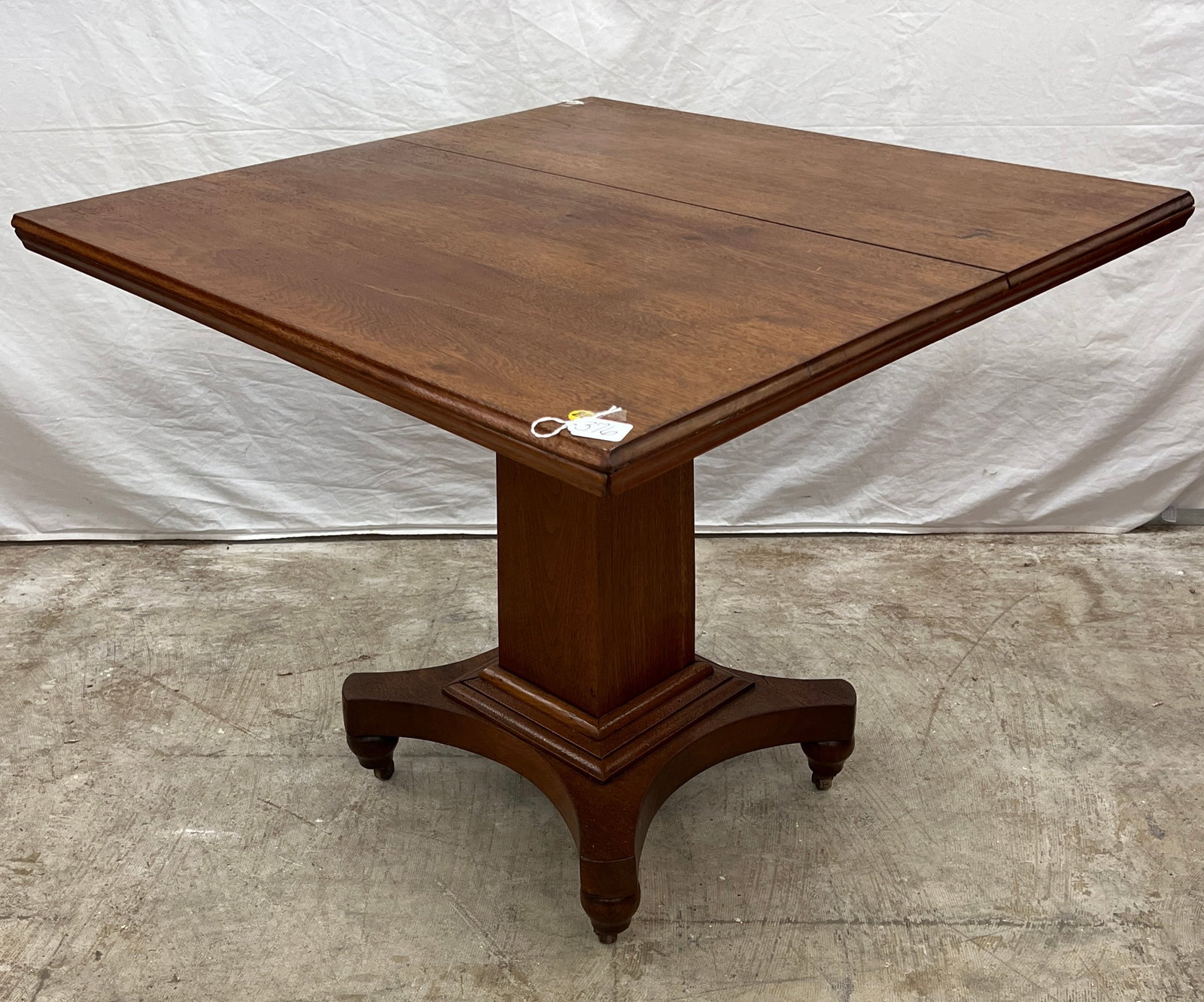 Square Mahogany Tea Table - 3