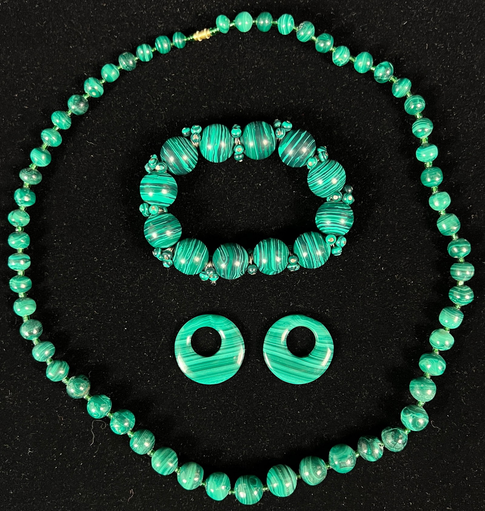 Group of Malachite Jewelry (1 of 6)