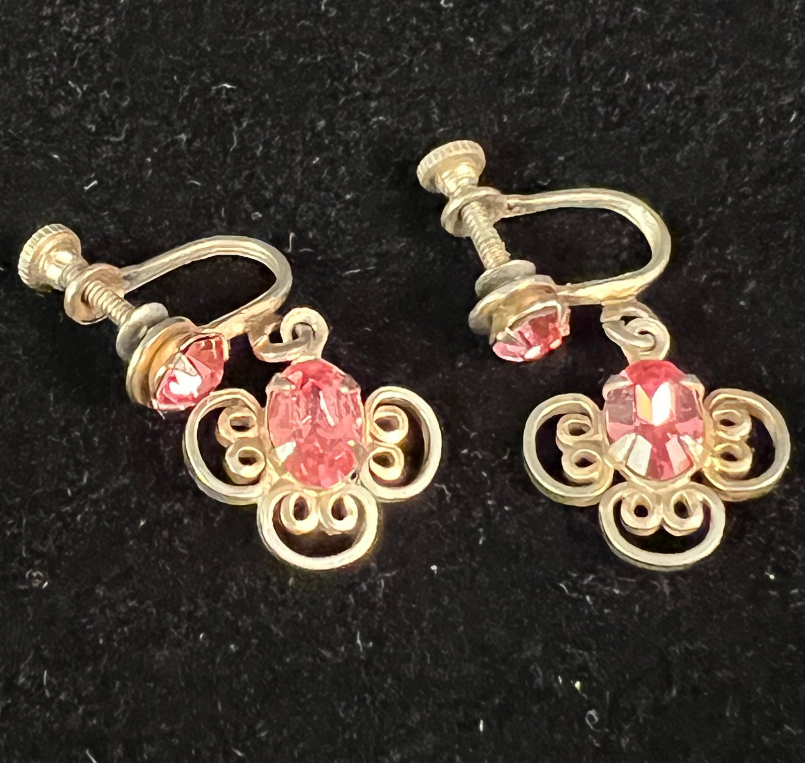 Amber Rhinestone Lot - 7