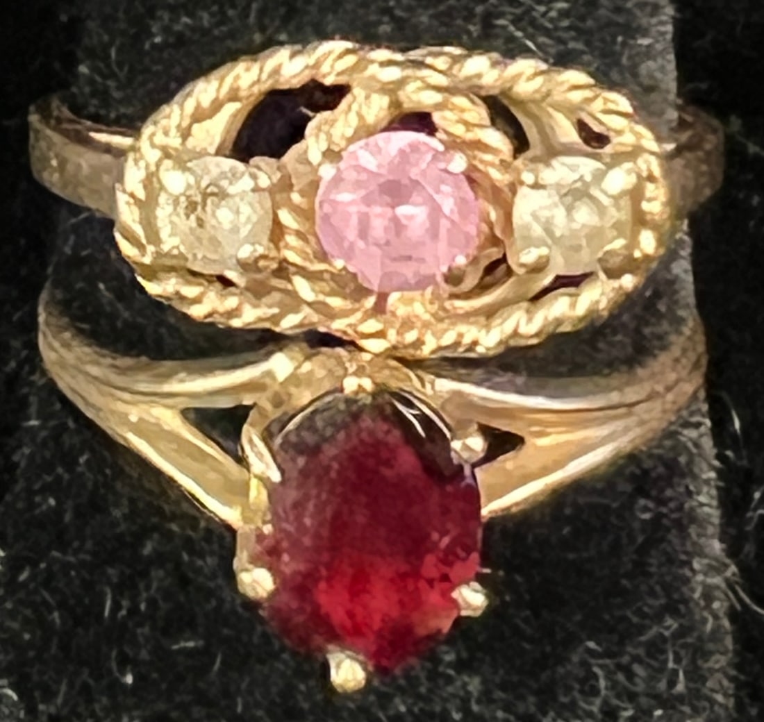 Two 10K Ladies Rings (1 of 6)